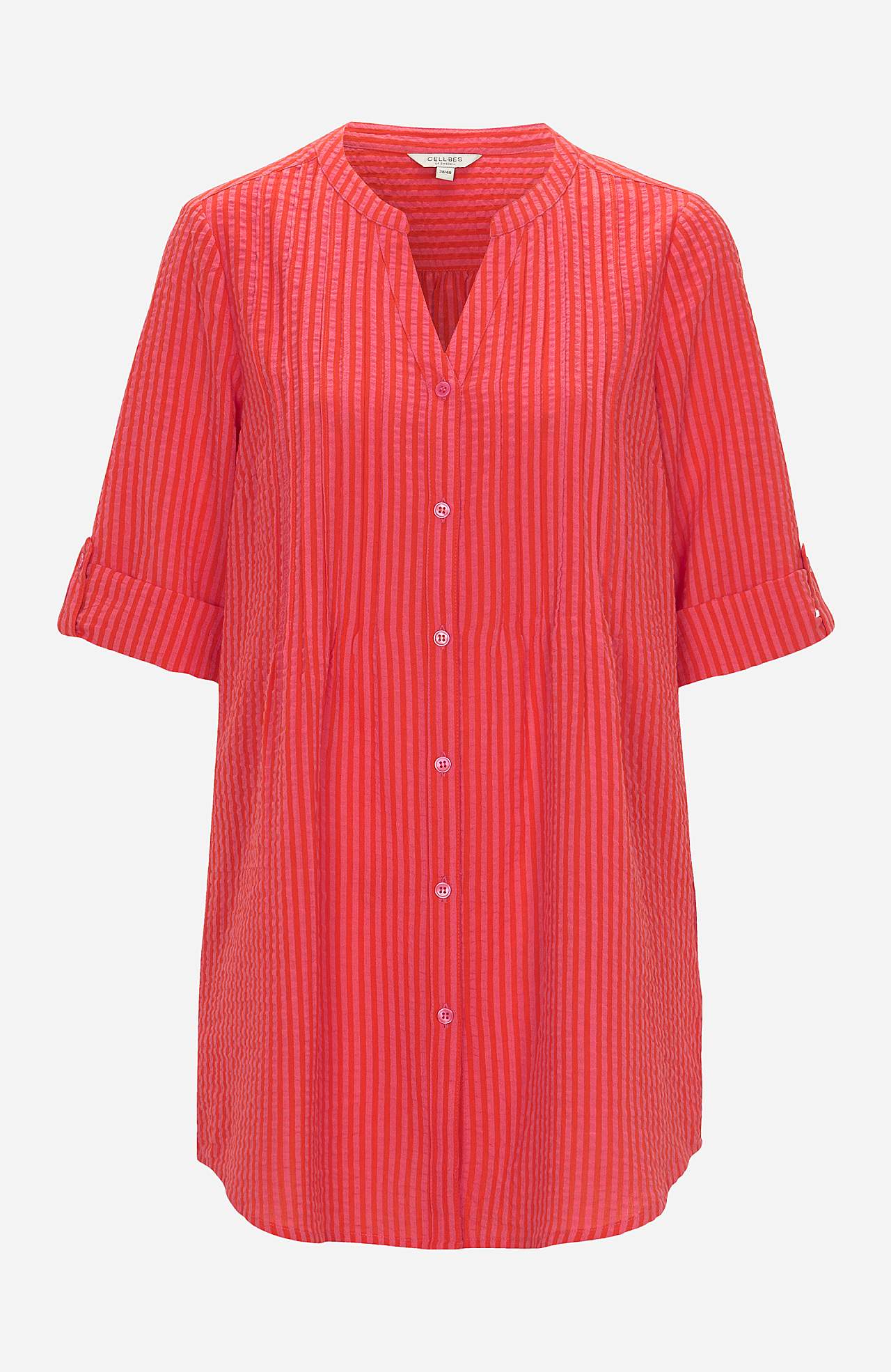 Tunic in seersucker