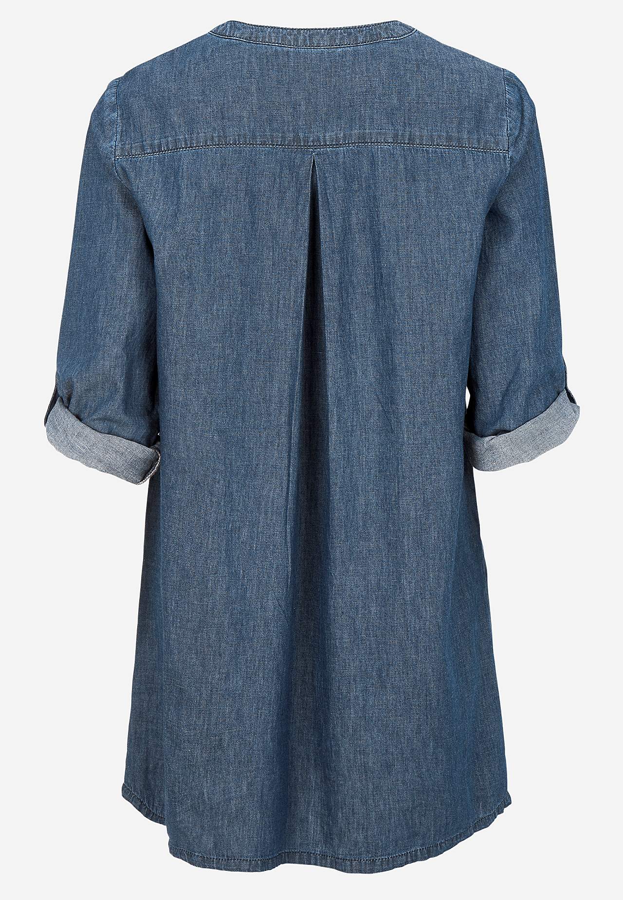 Denim tunic with pockets