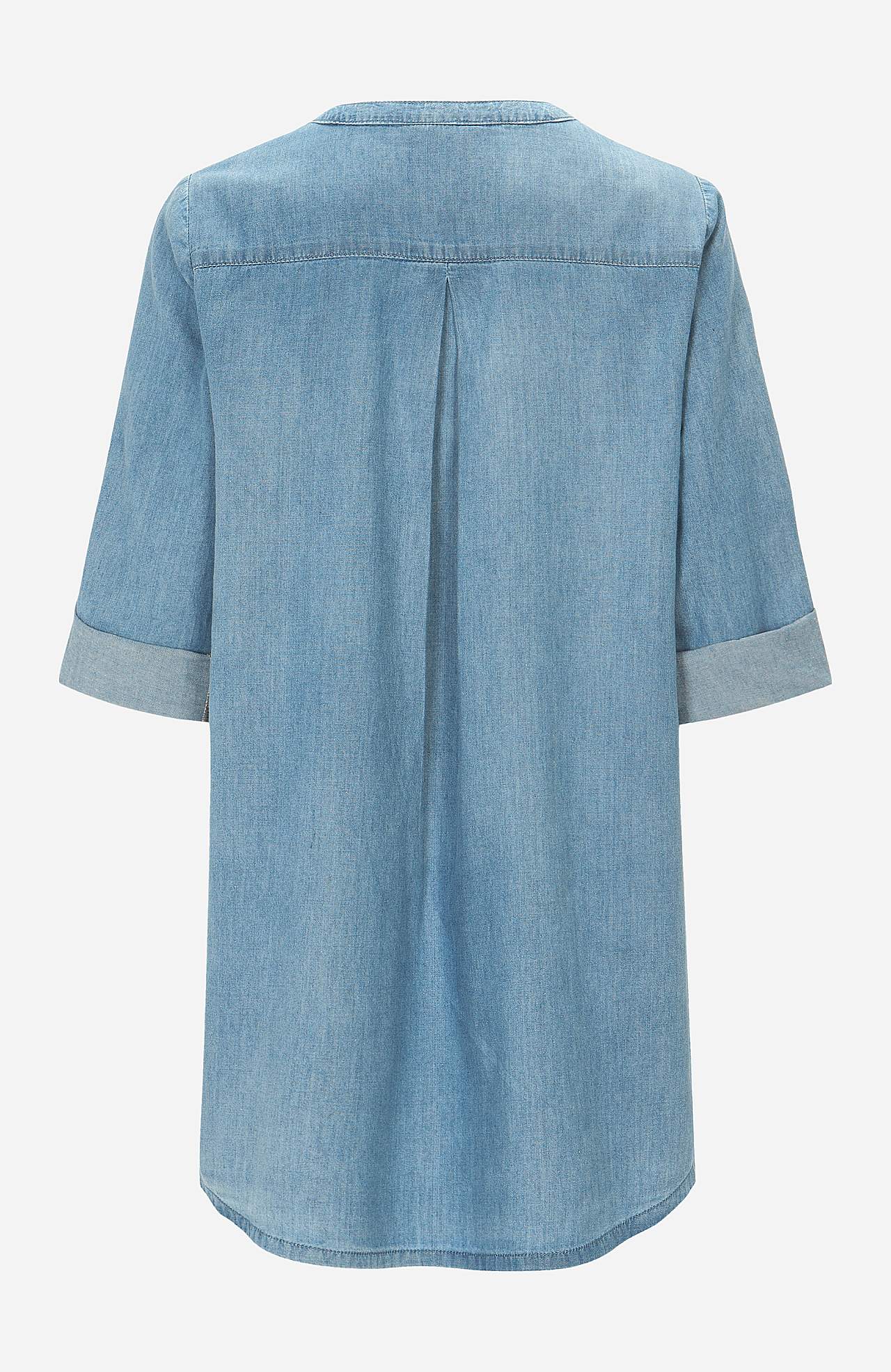 Denim tunic with pockets