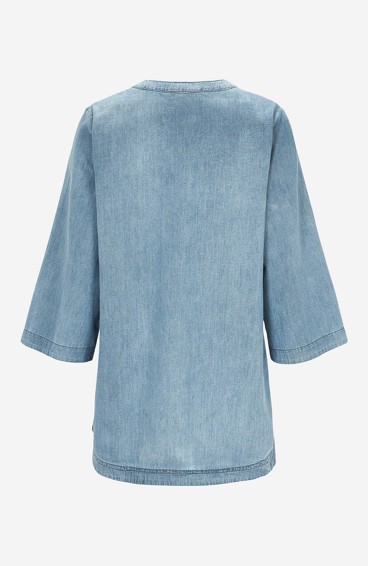 Denim tunic with lacing Ella
