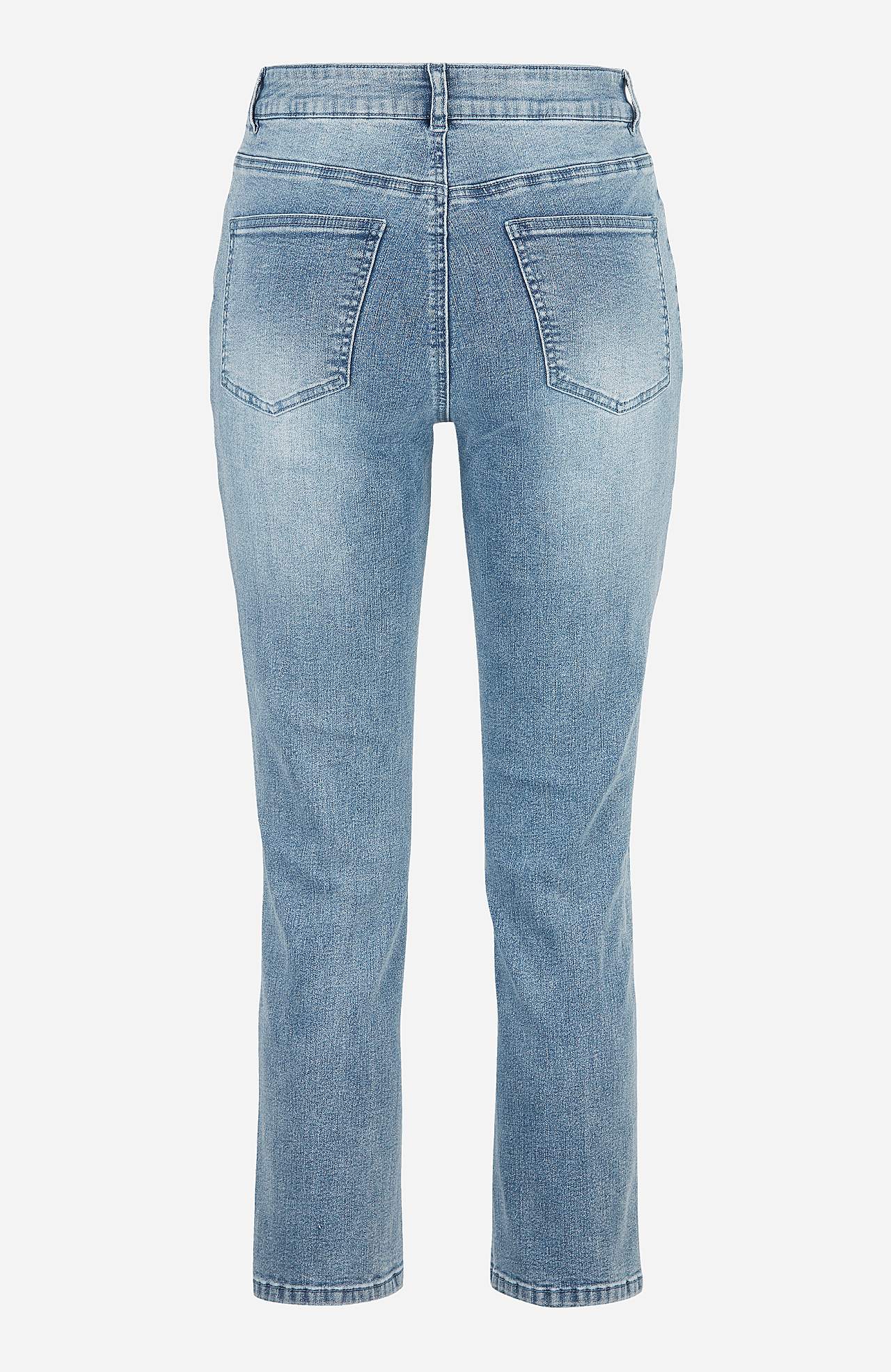 Ankle jeans with embroidery Emmy