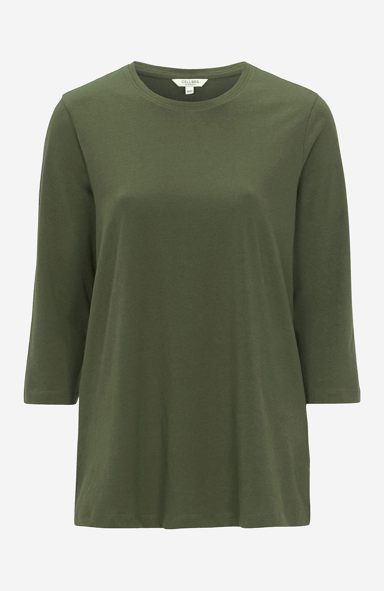 Jersey top with 3/4 sleeves Agnes 2-pack