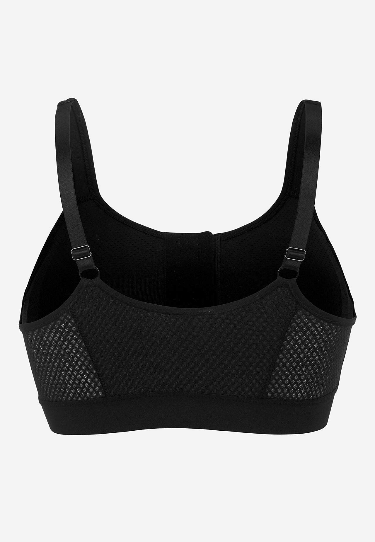 Front-closing sports bra with support Doris