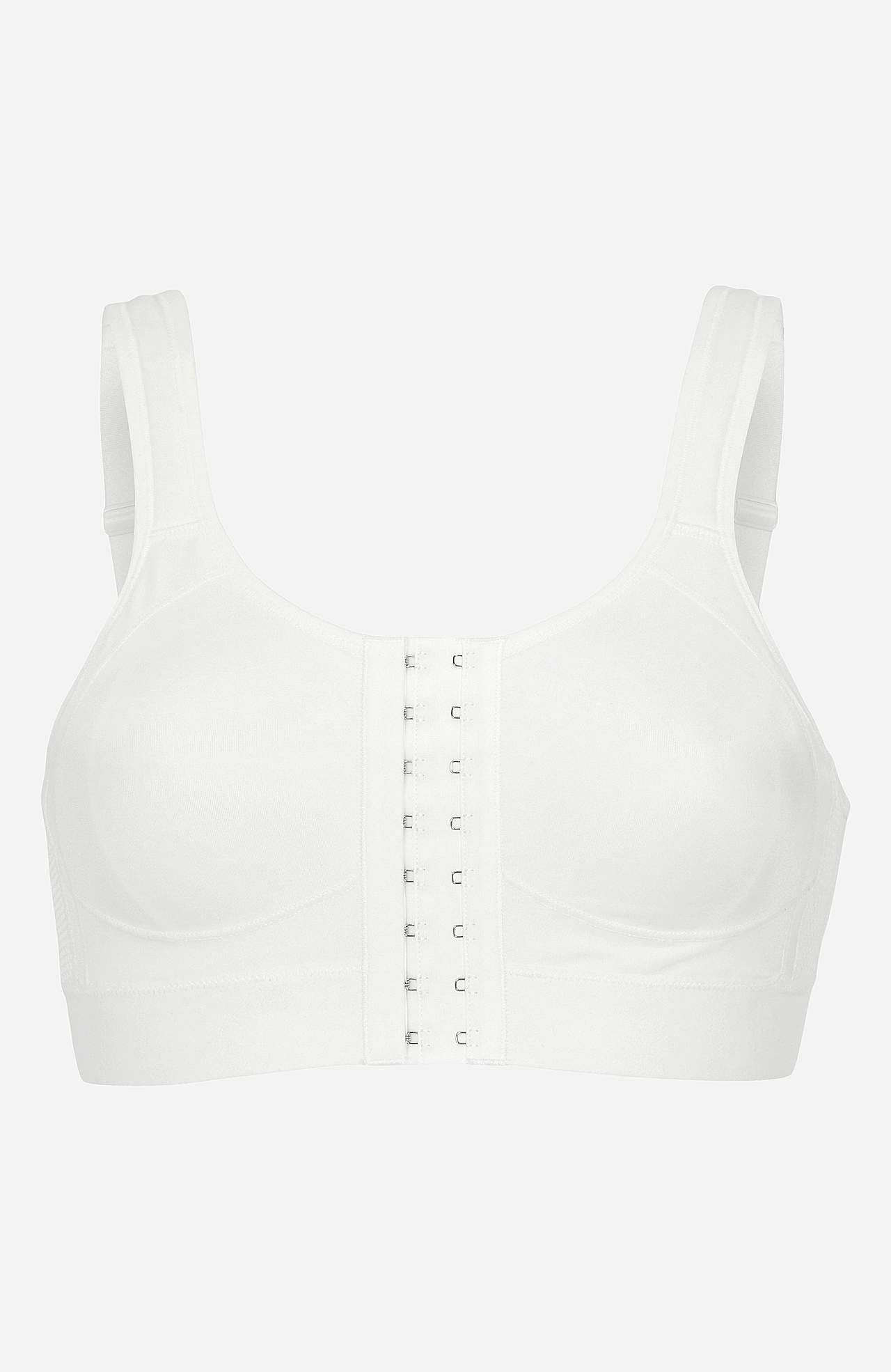 Front-closing sports bra with support Doris