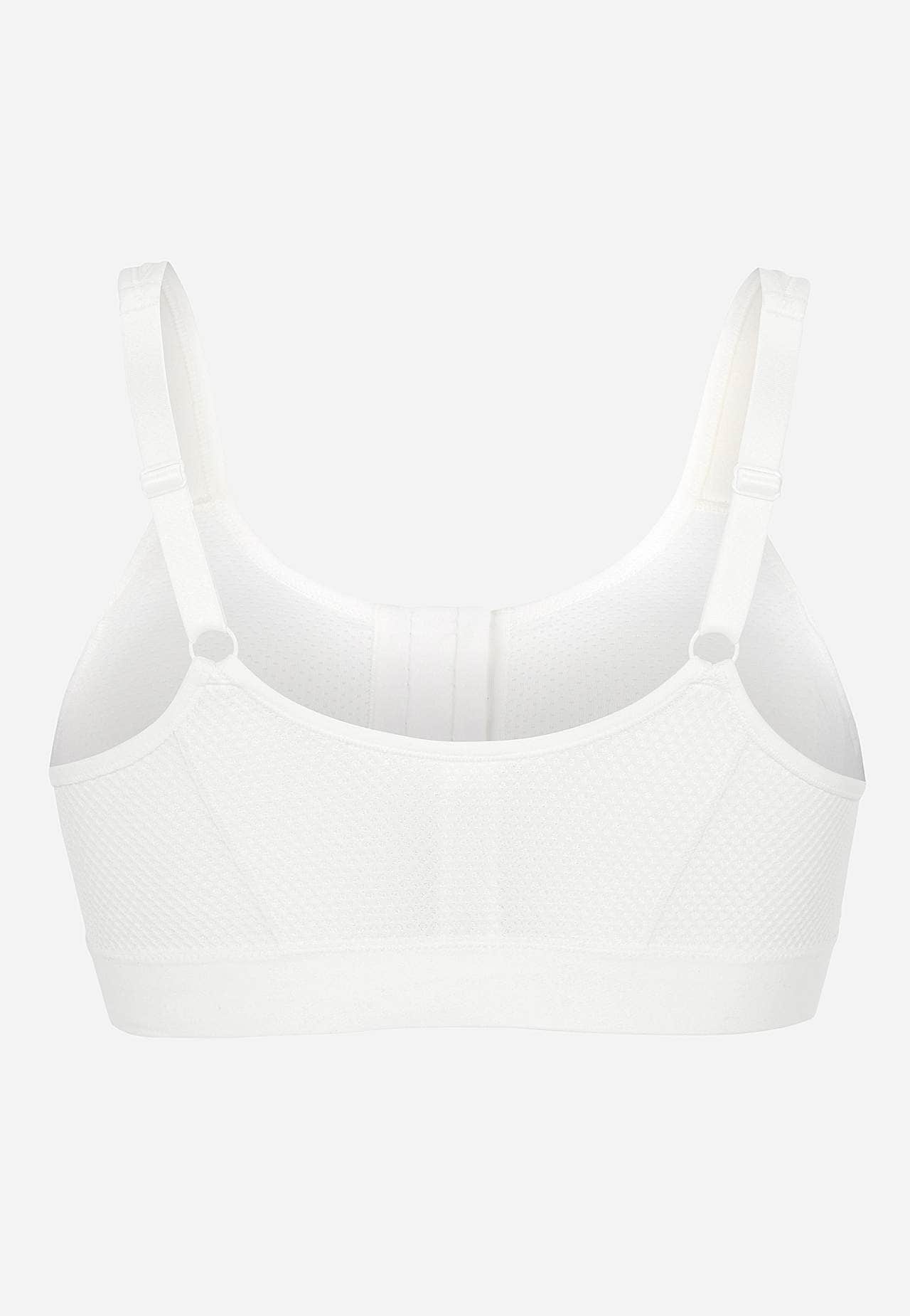 Front-closing sports bra with support Doris