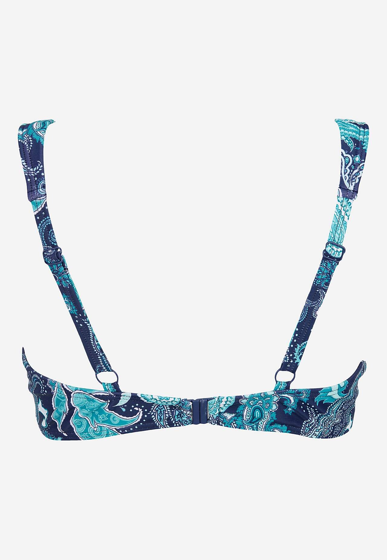 Bikini bra with paisley pattern Umeå