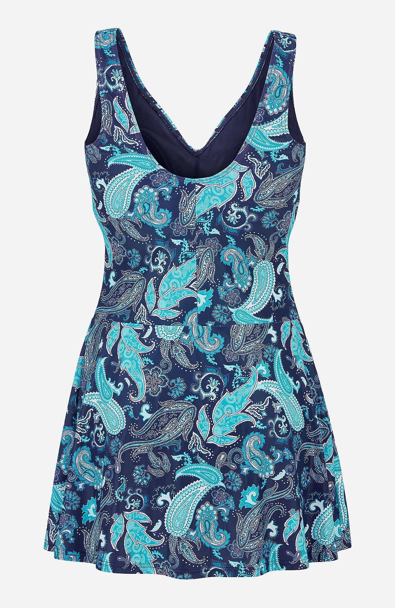 All-over patterned swimsuit dress