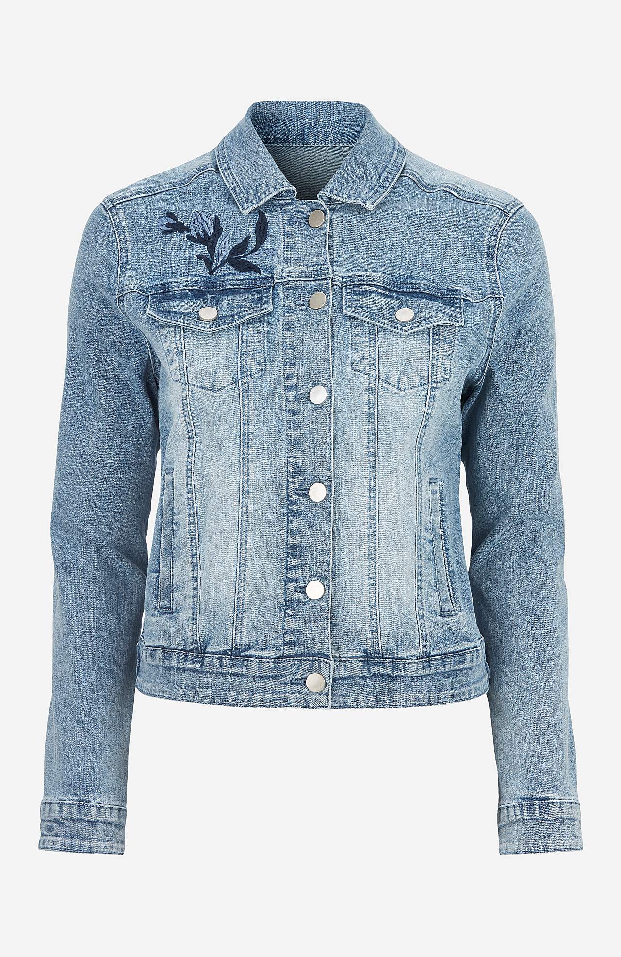 Denim jacket with embroidery Emmy