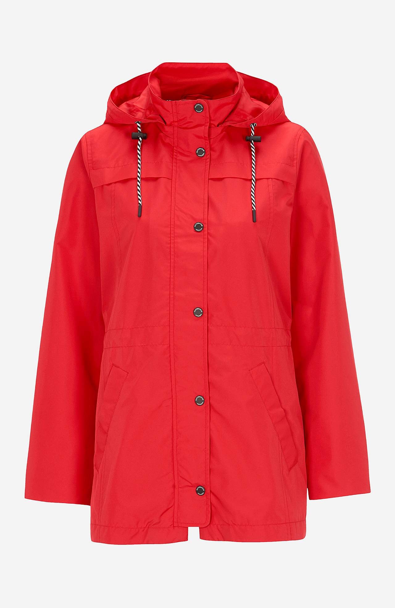 Windproof jacket with hood