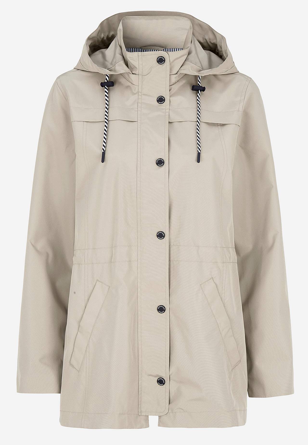 Windproof jacket with hood