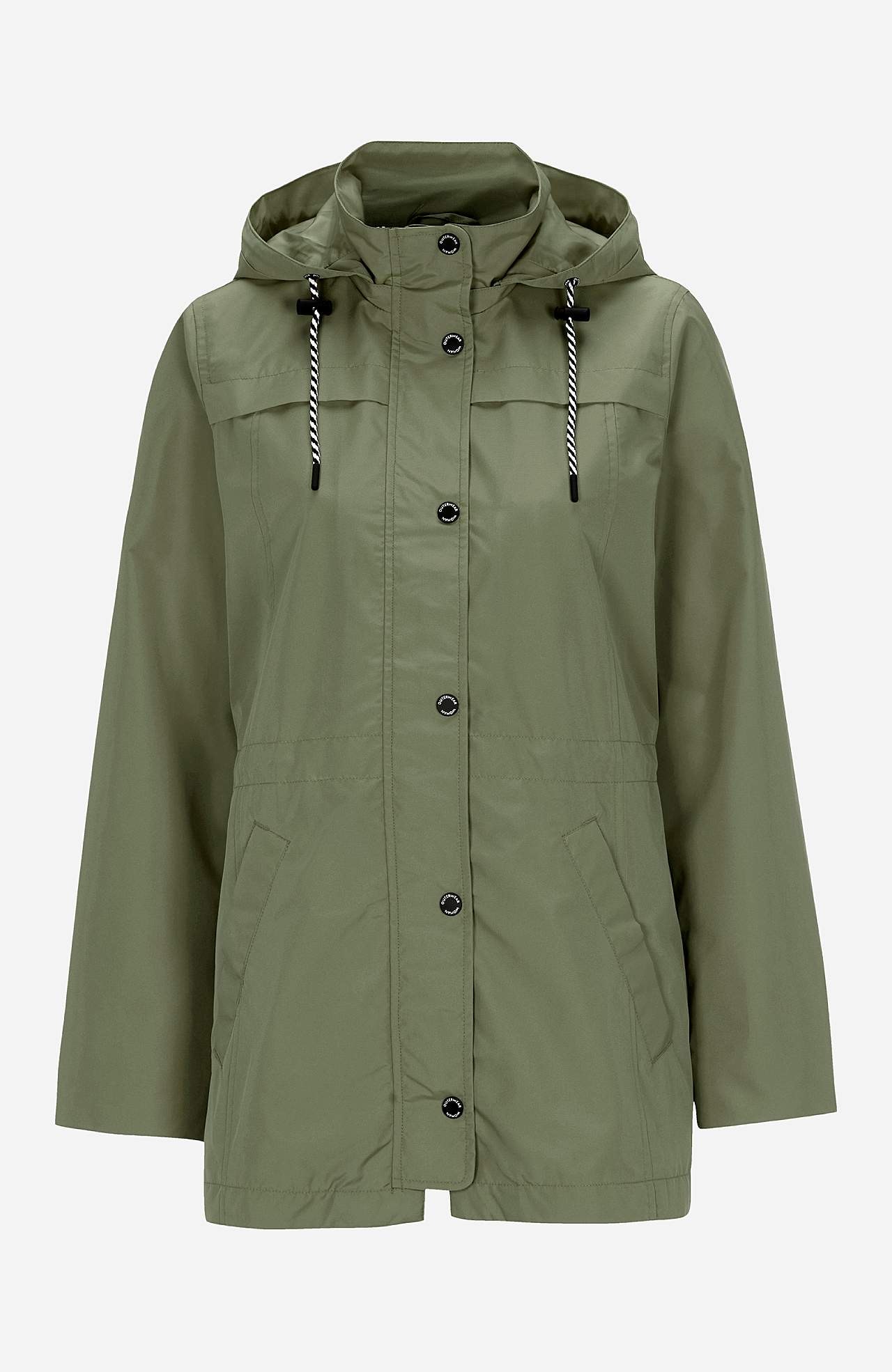 Windproof jacket with hood