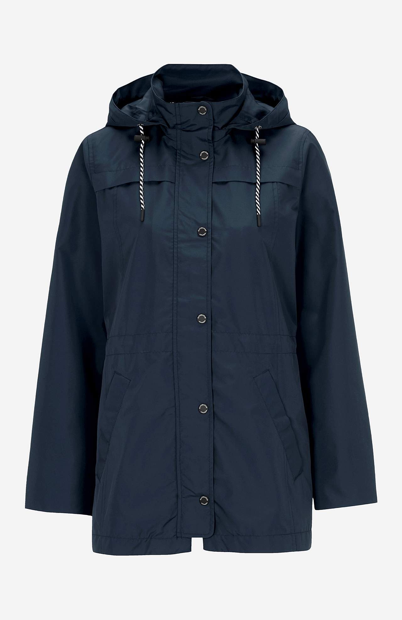Windproof jacket with hood