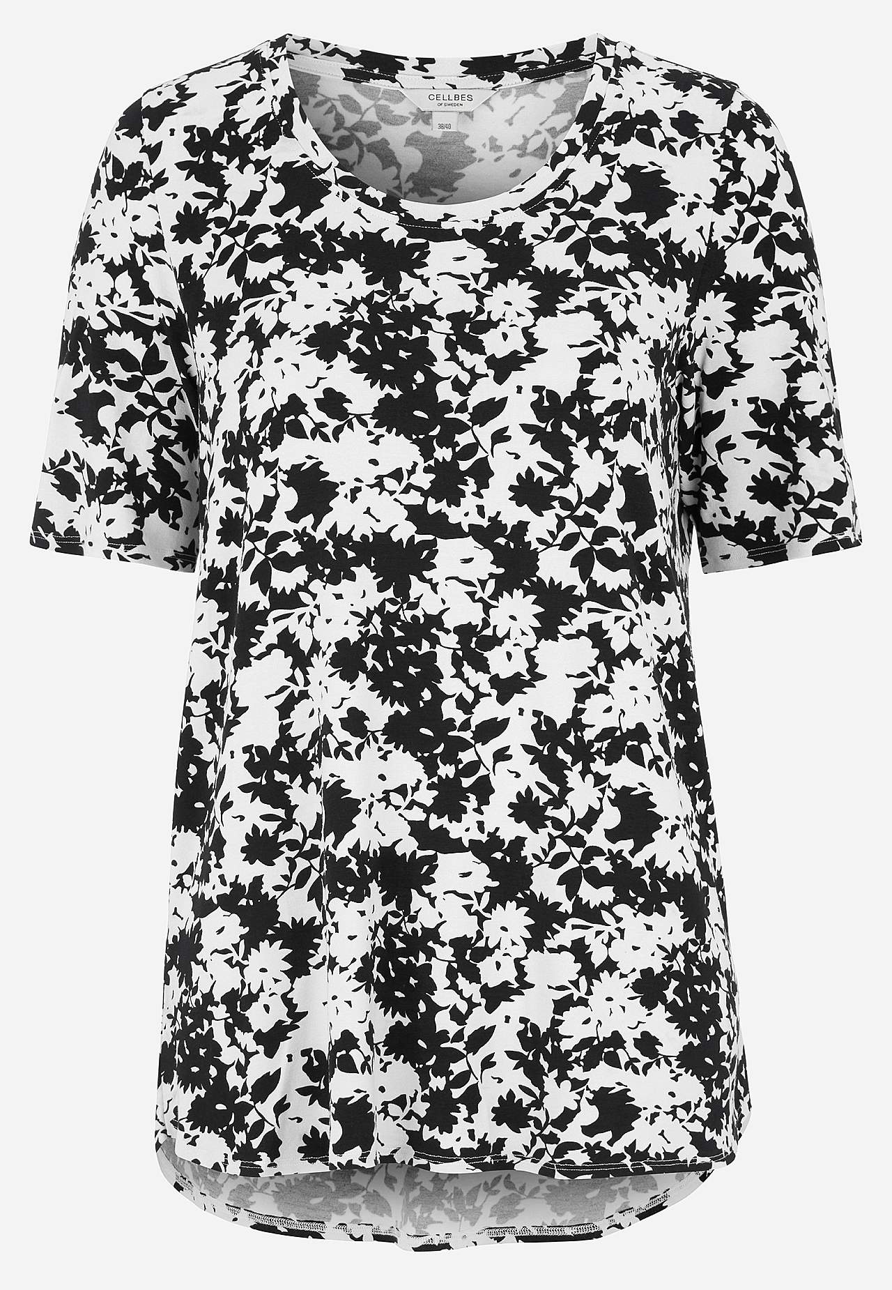 Jersey top with short sleeve
