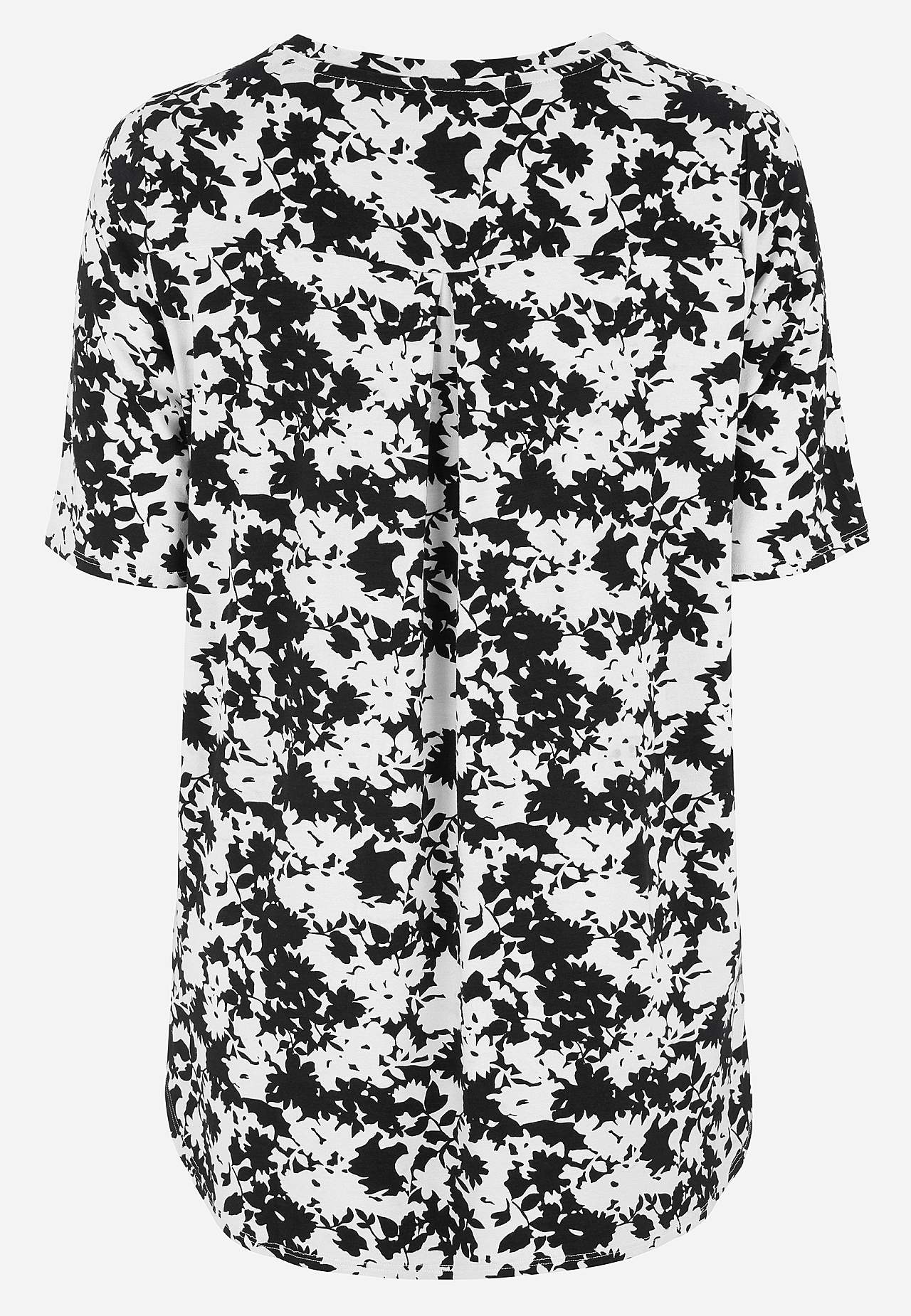 Jersey top with short sleeve