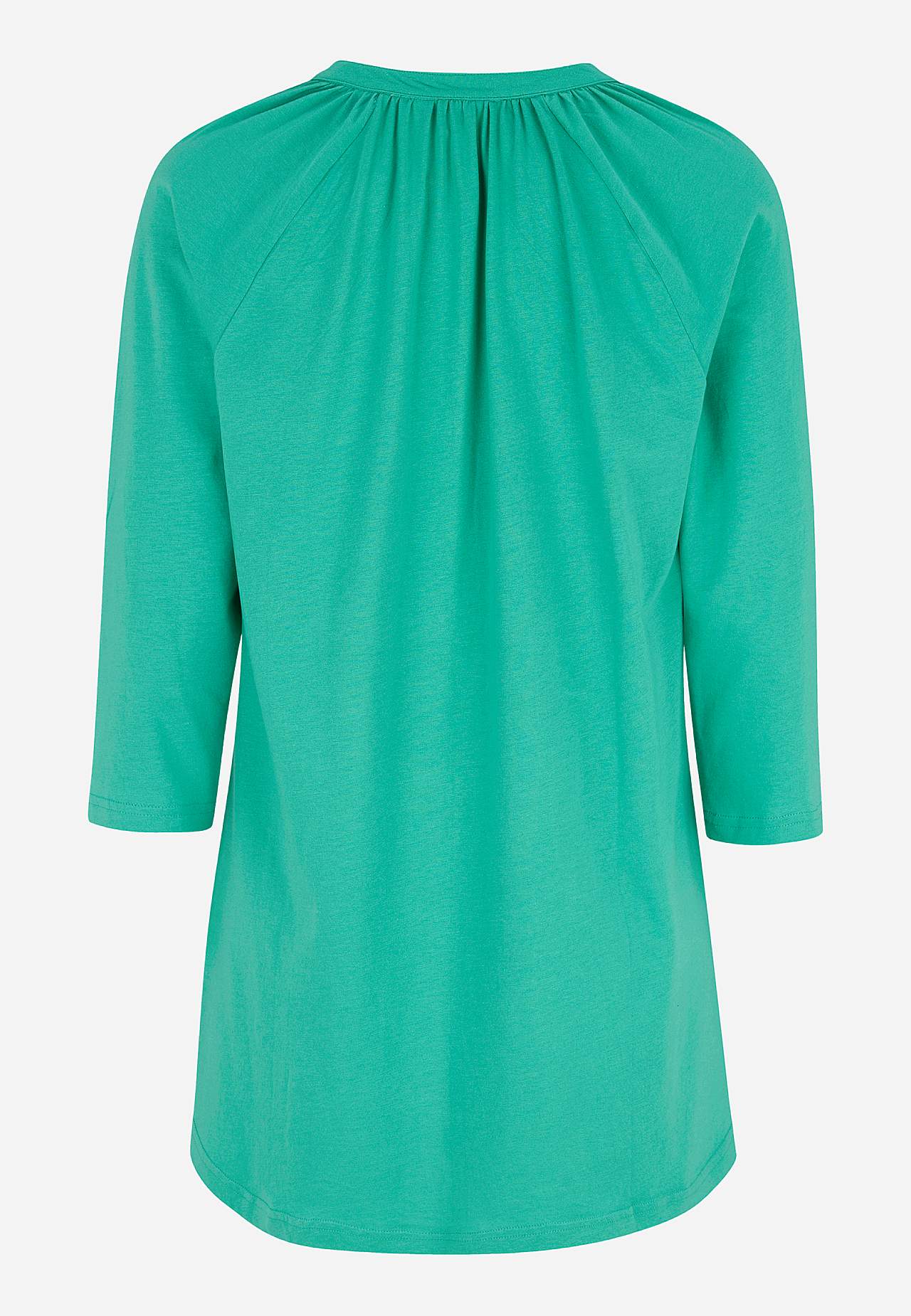 Jersey tuniq with 3/4 length sleeves