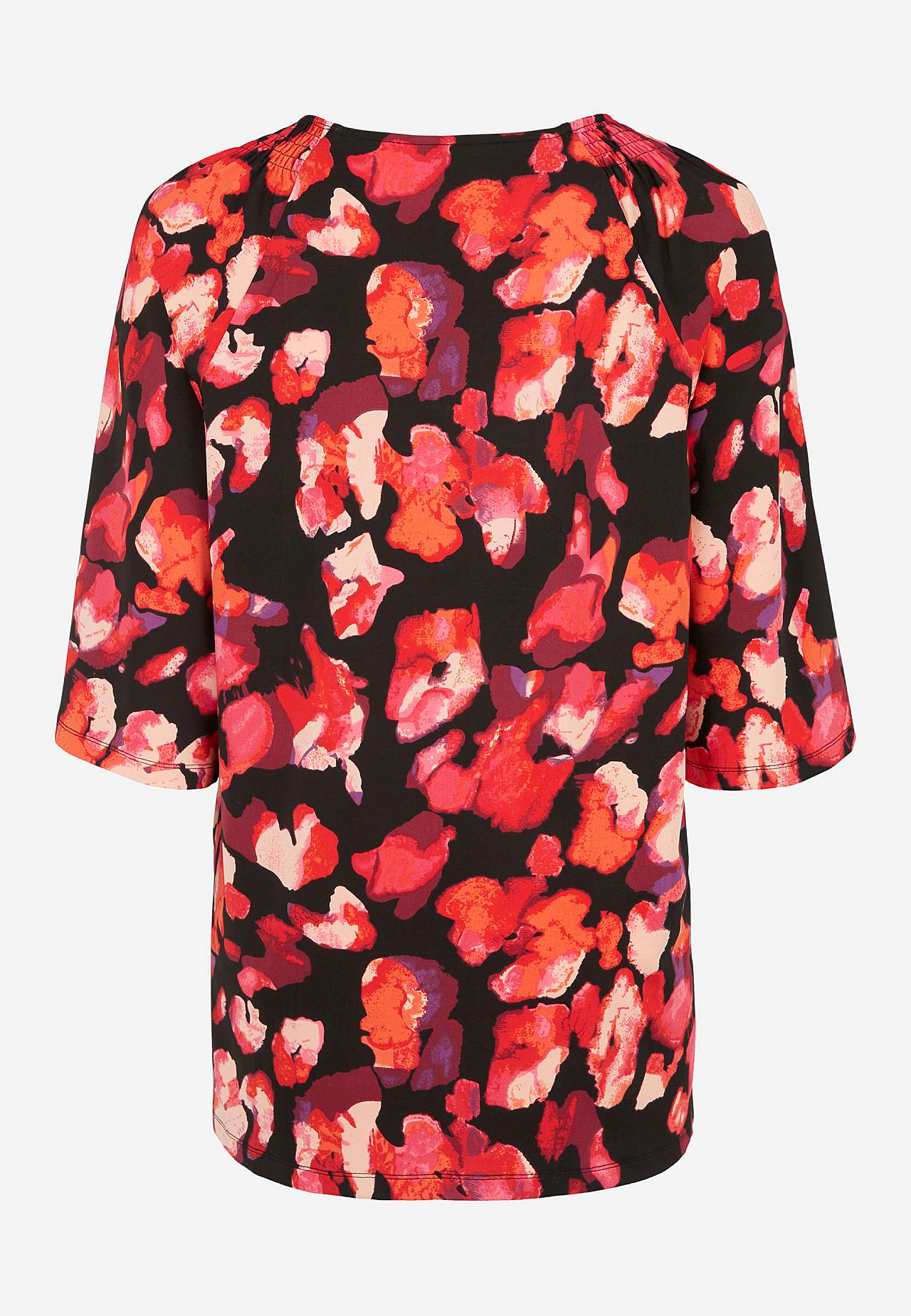 Jersey top with bell sleeve