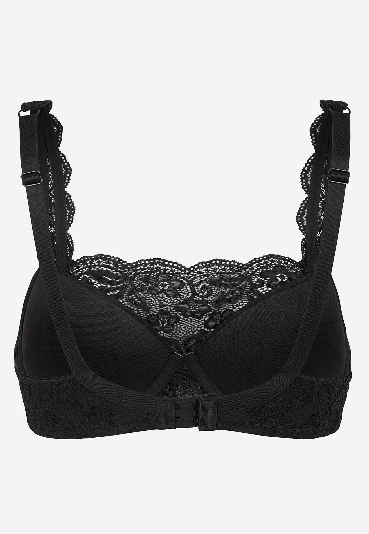 Underwired bra with lace