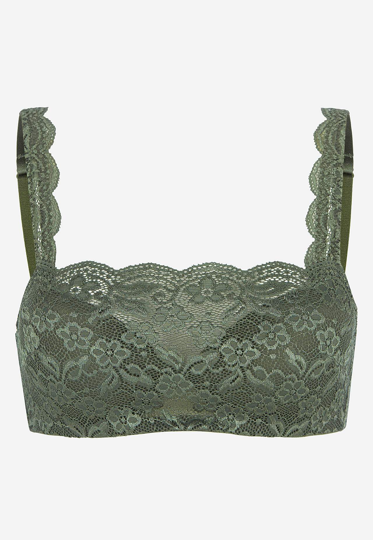 Underwired bra with lace