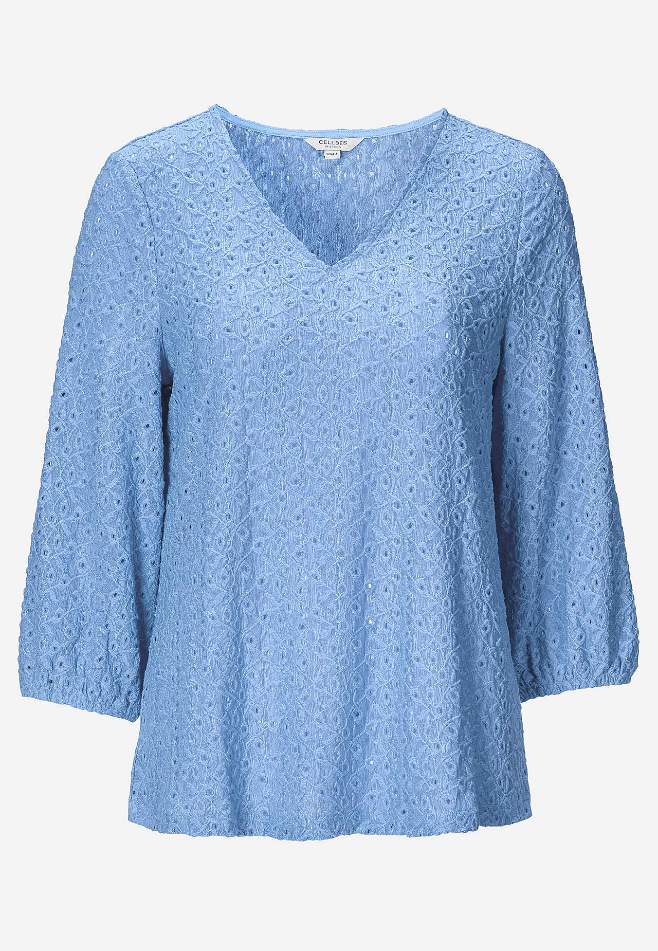 Lace top with openwork
