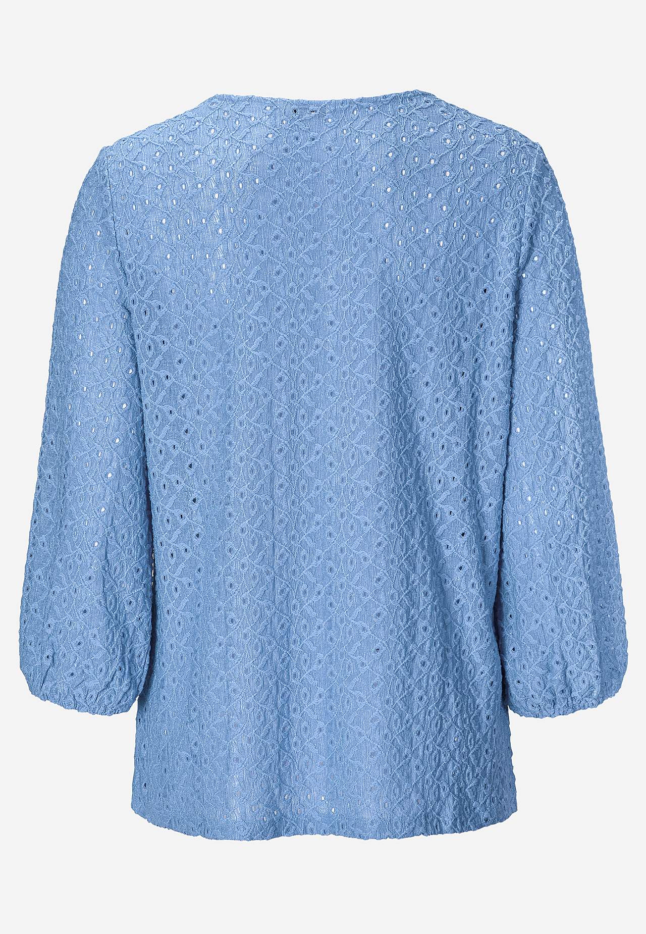 Lace top with openwork