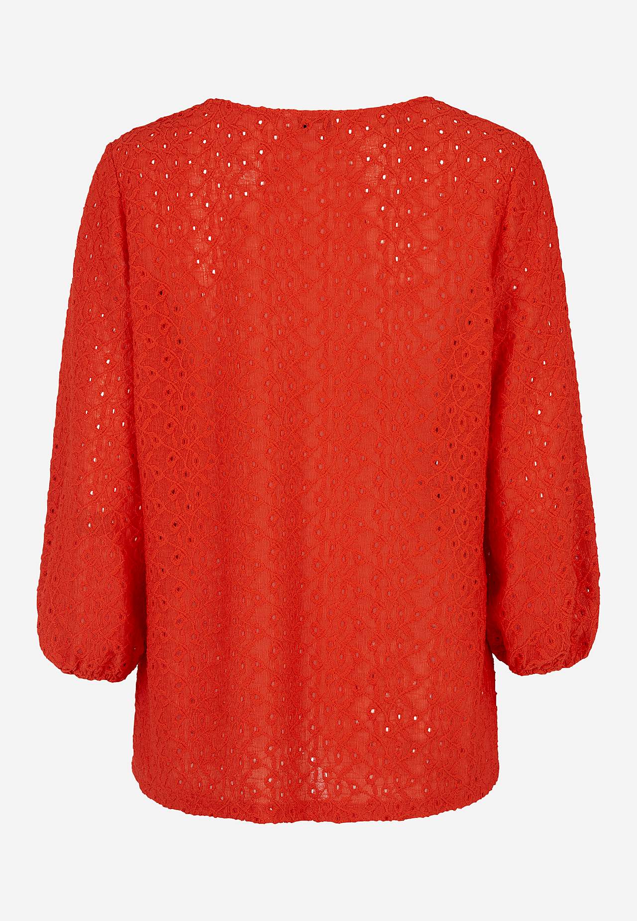 Lace top with openwork