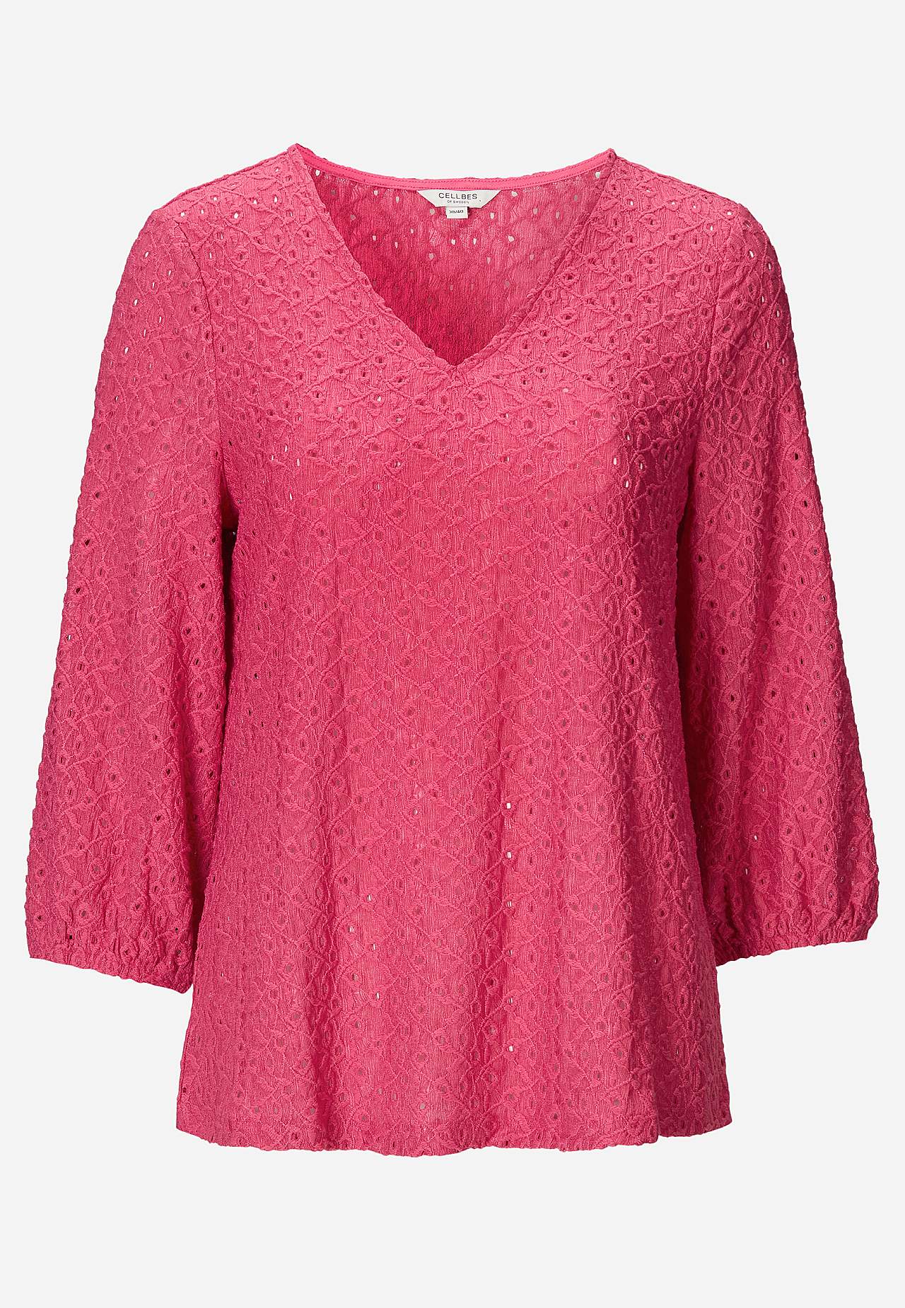 Lace top with openwork
