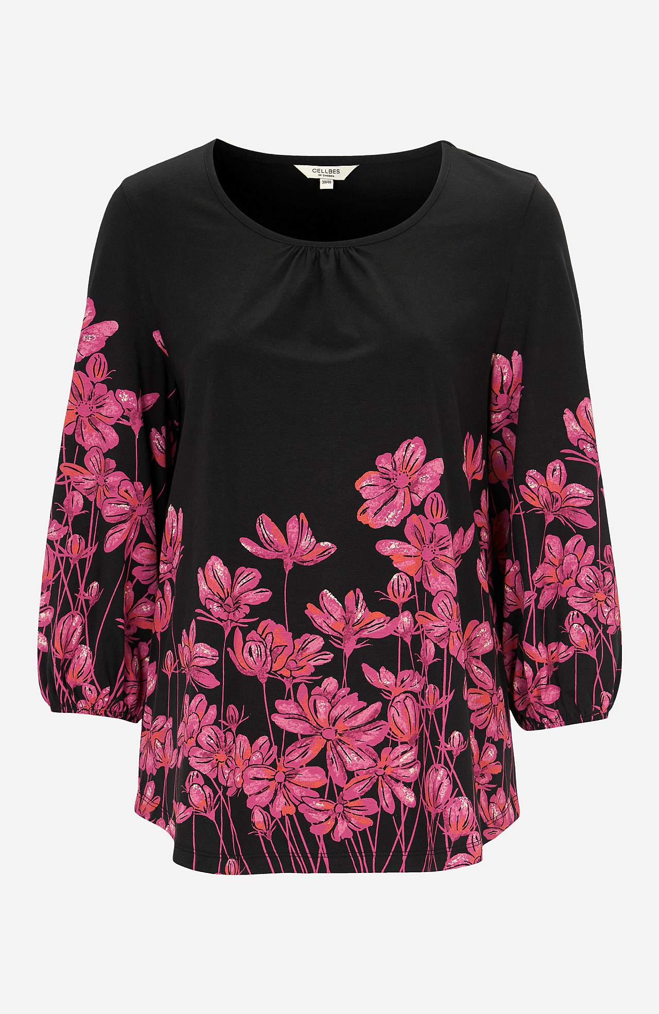 Jersey top with a flower pattern Engla