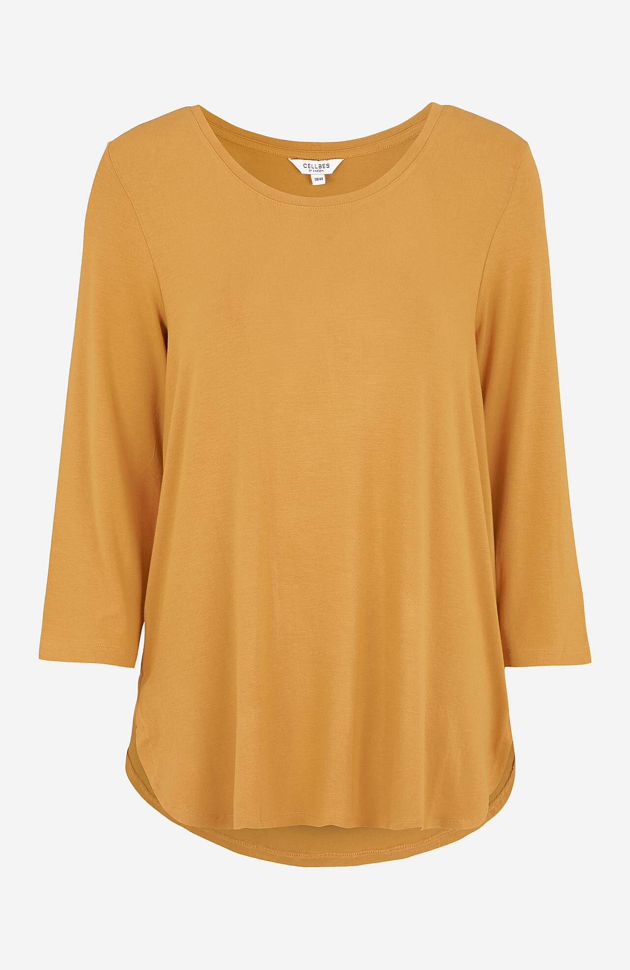 Jersey top with 3/4 sleeve