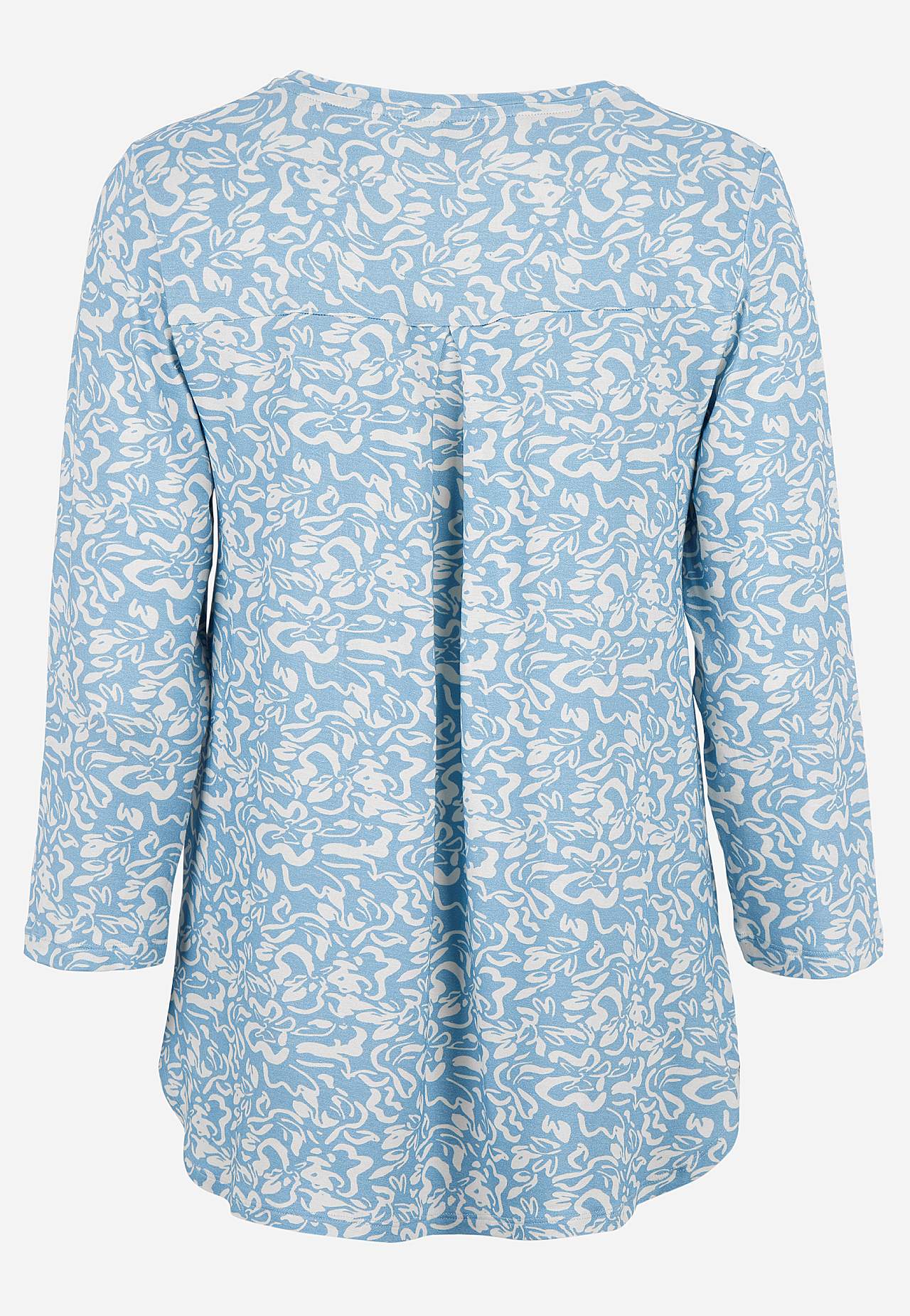 Jersey top with 3/4 sleeve