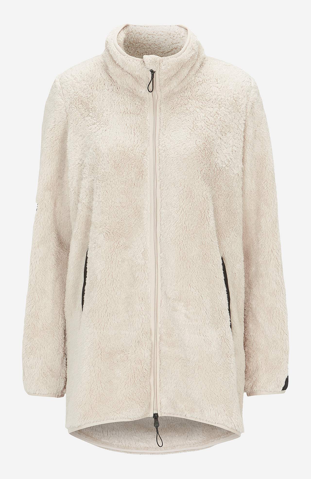 Long fleece jacket