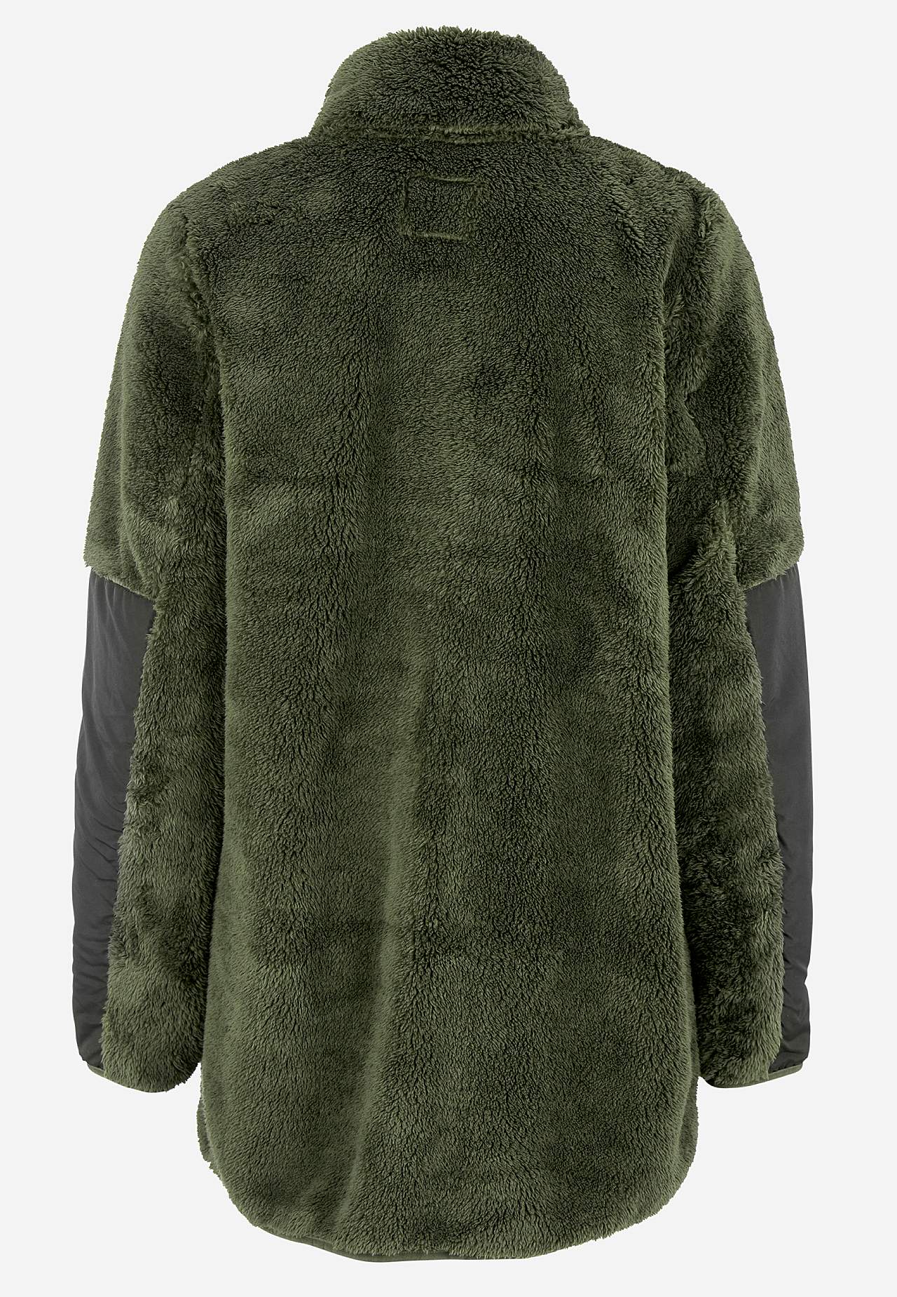 Long fleece jacket