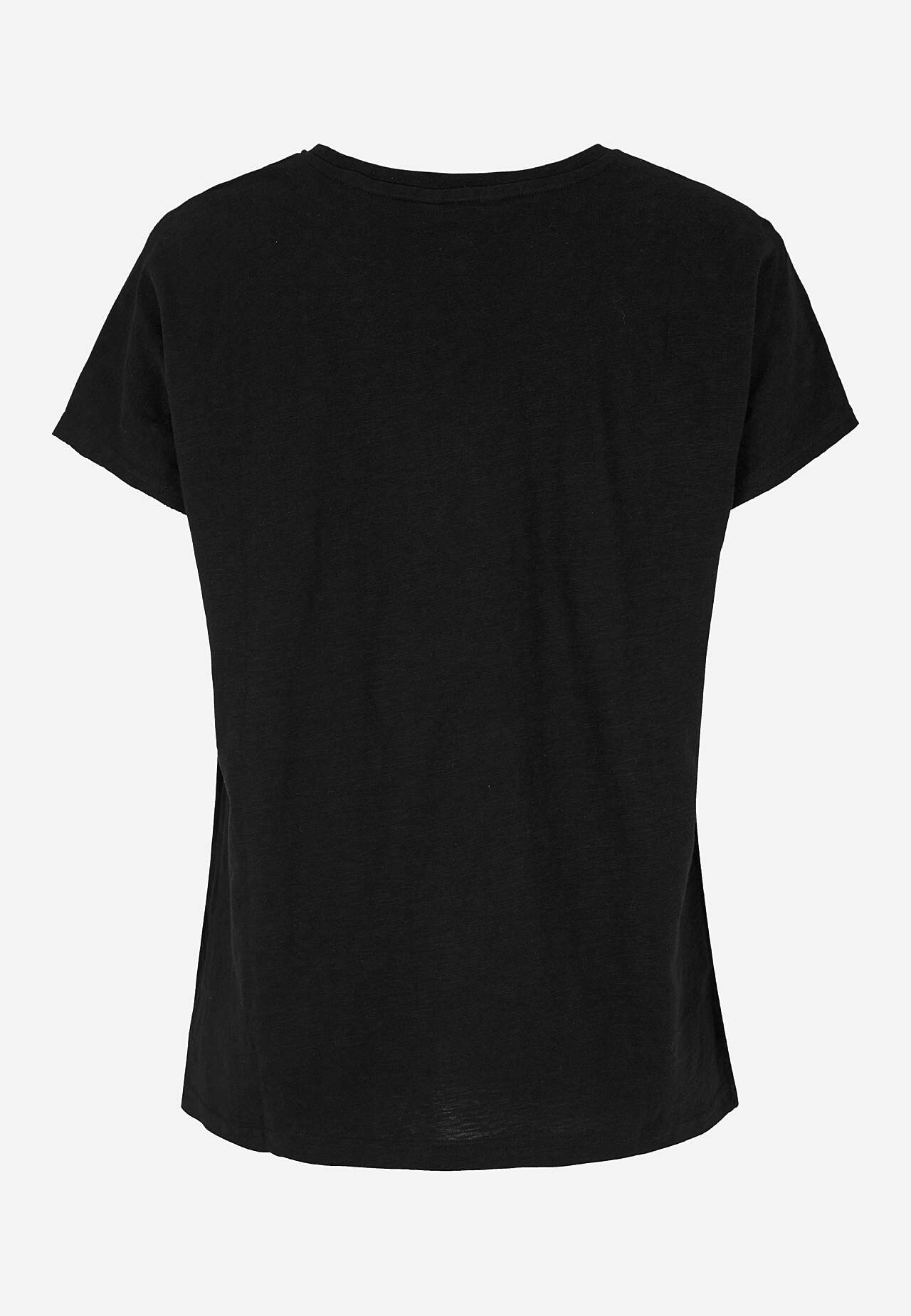 Jersey top with short sleeves