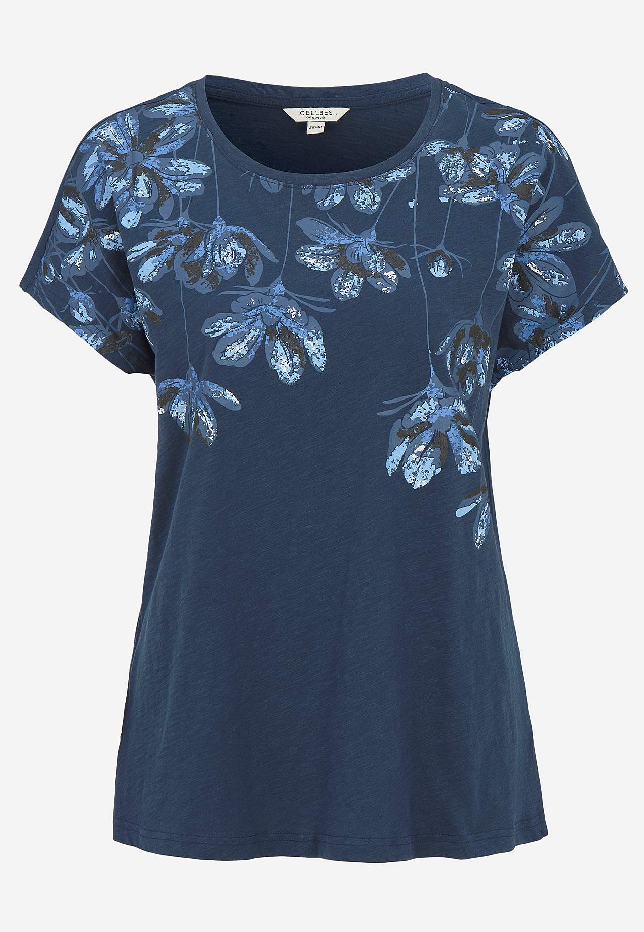 Jersey top with short sleeves