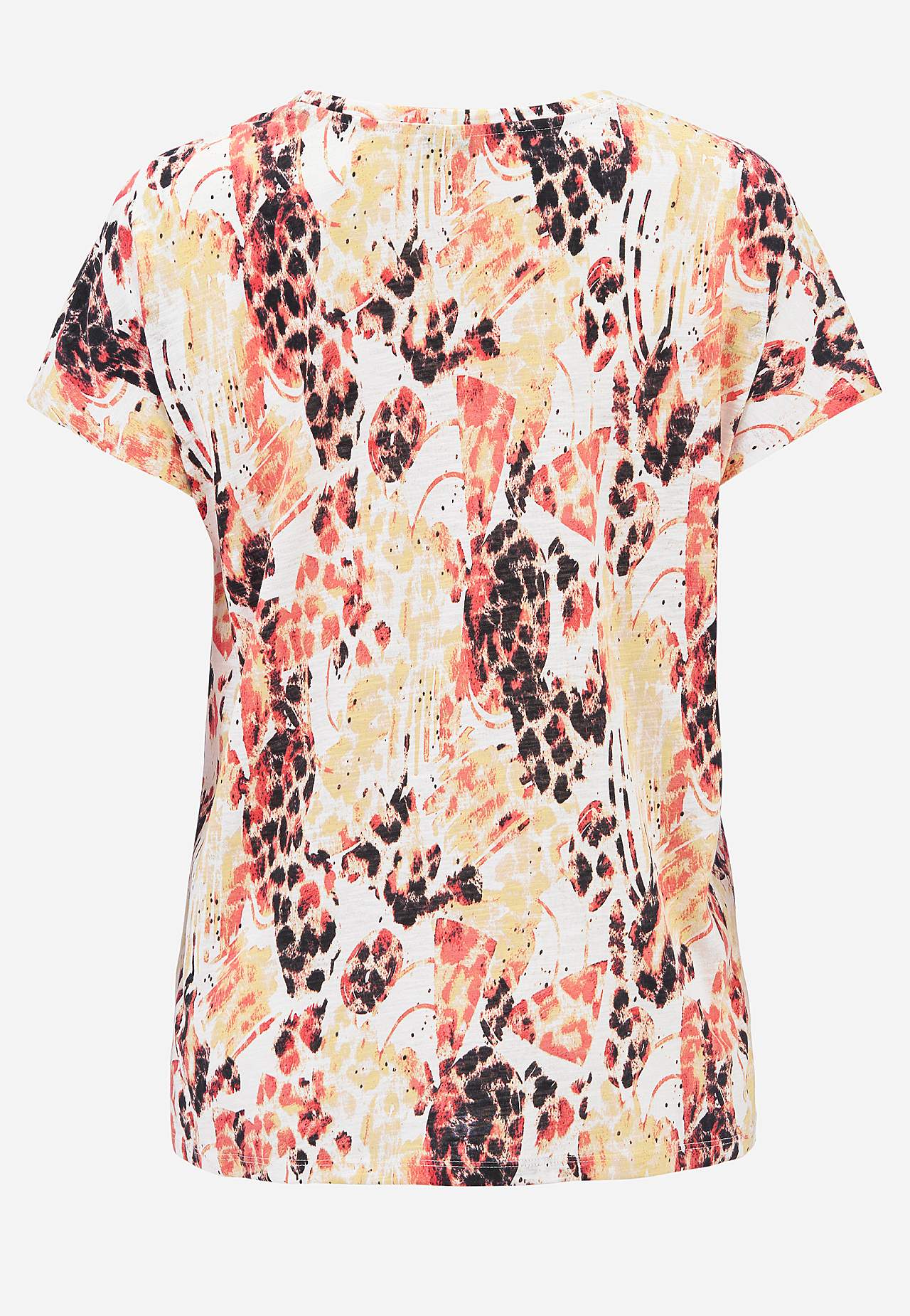 Jersey top with short sleeves