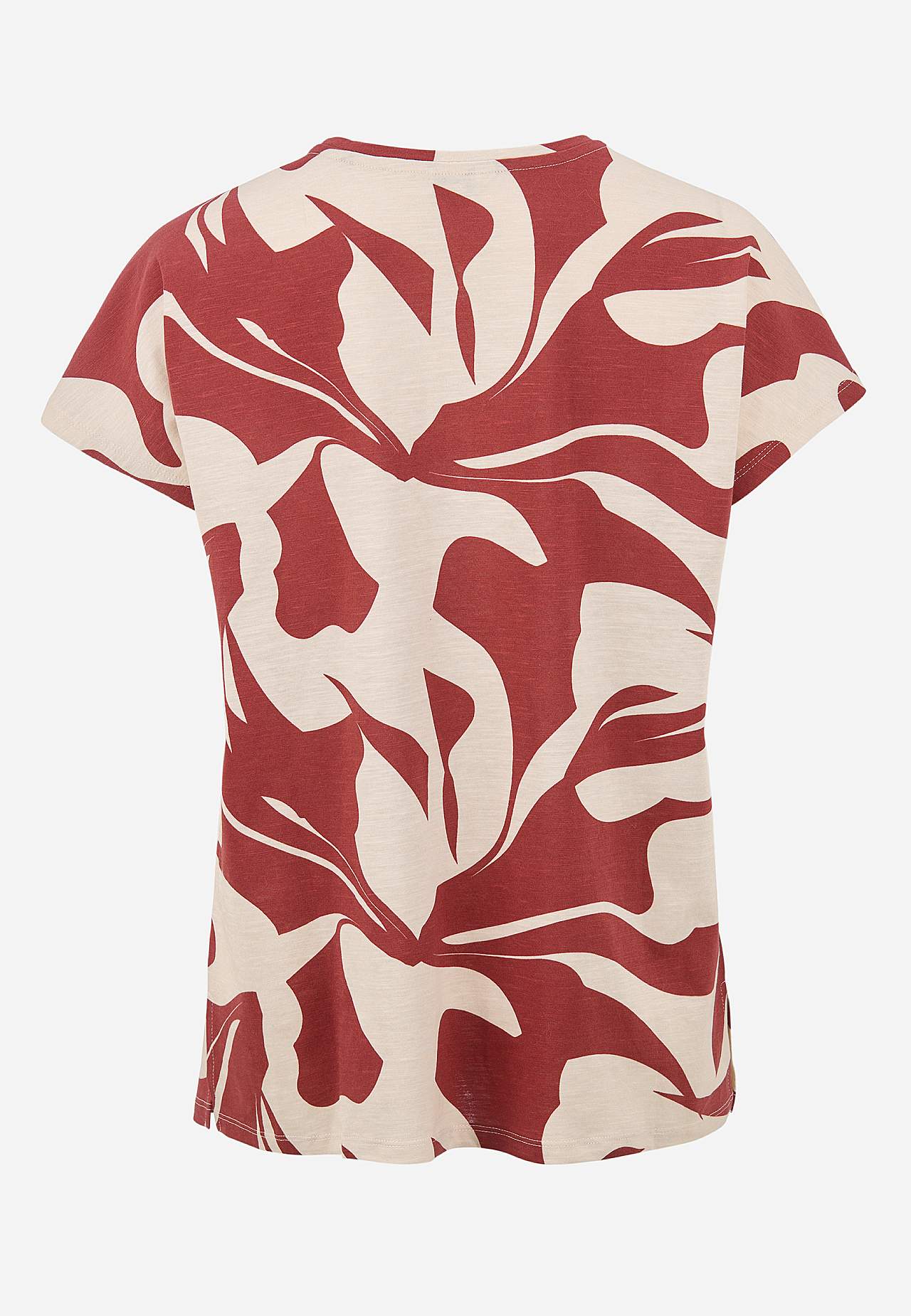 Jersey top with short sleeves