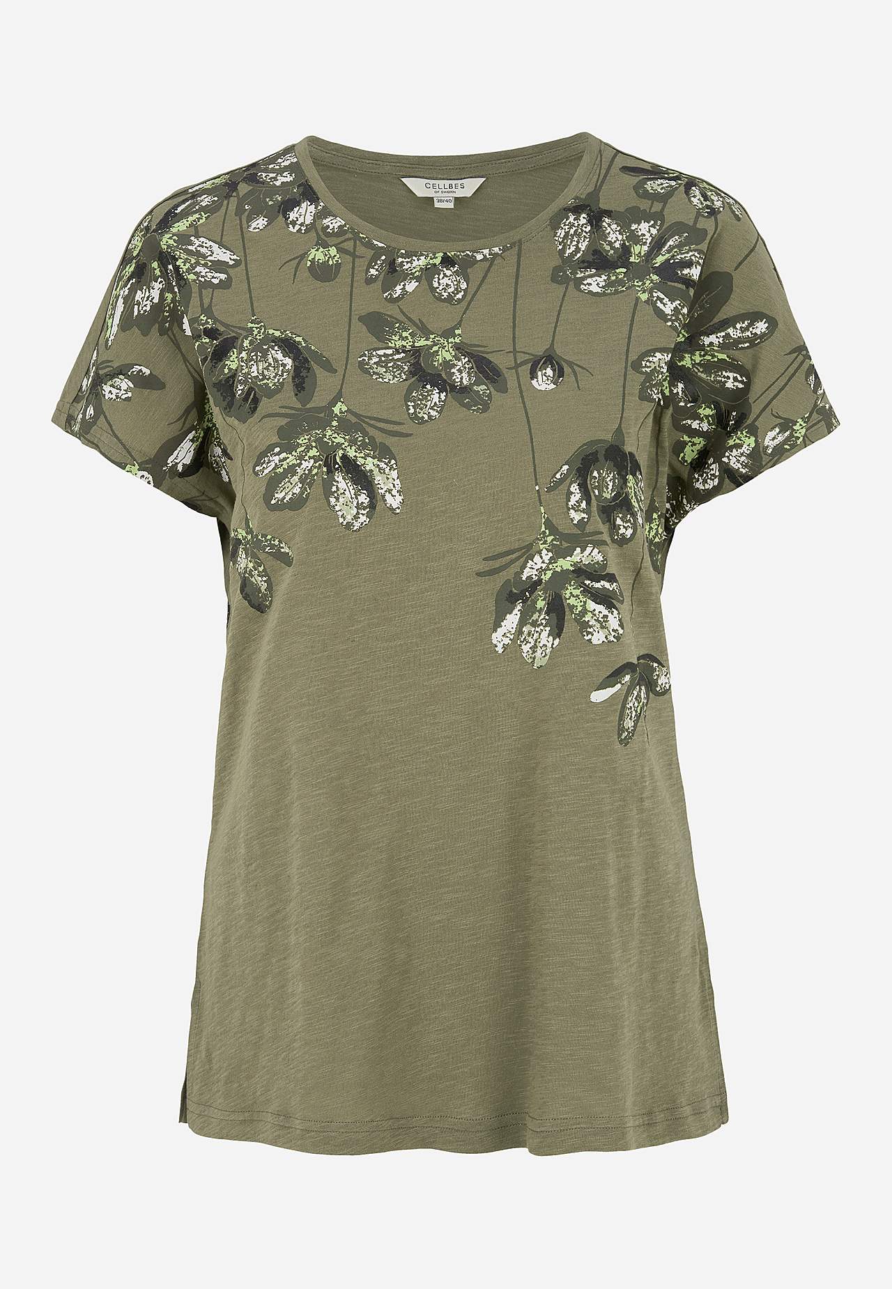 Jersey top with short sleeves