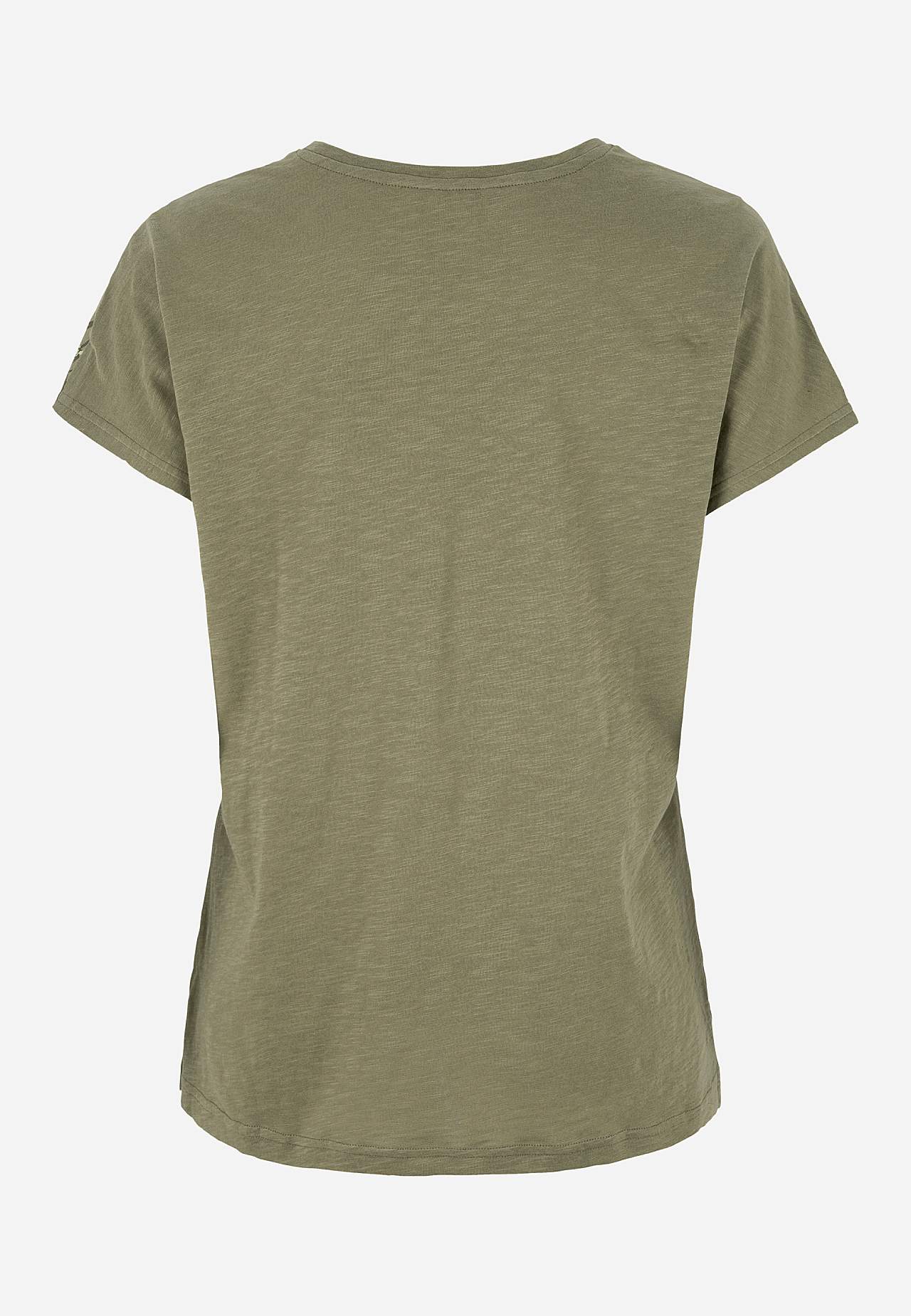 Jersey top with short sleeves