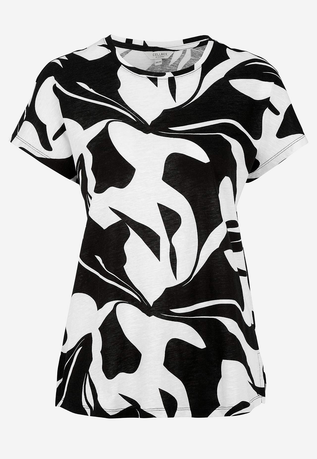 Jersey top with short sleeves