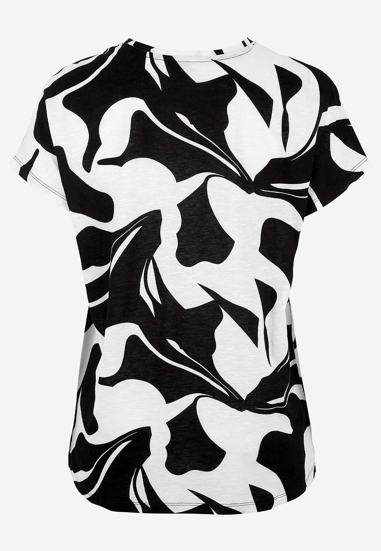 Jersey top with short sleeves