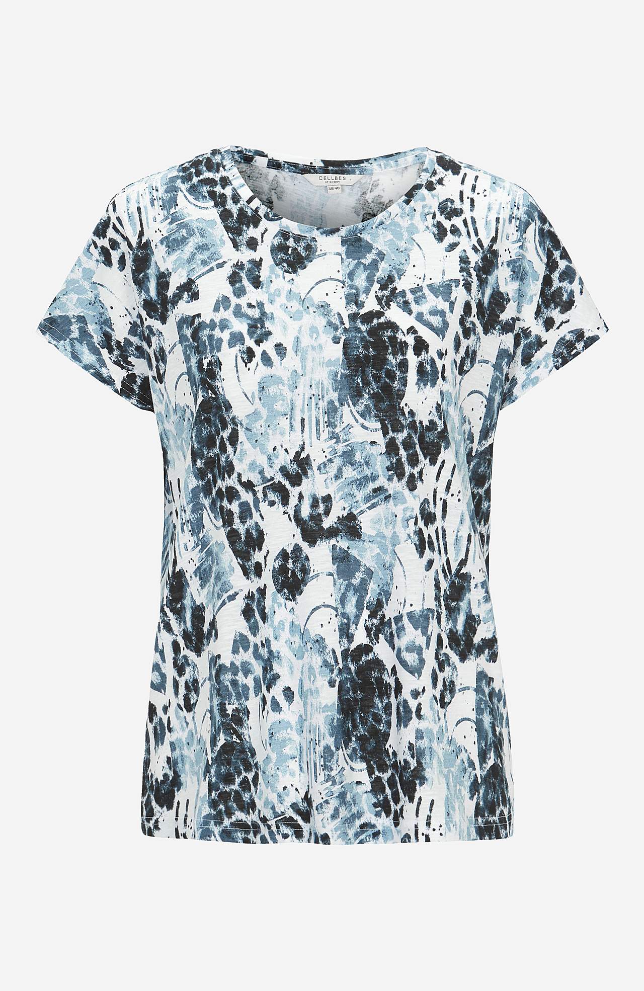 Jersey top with short sleeves