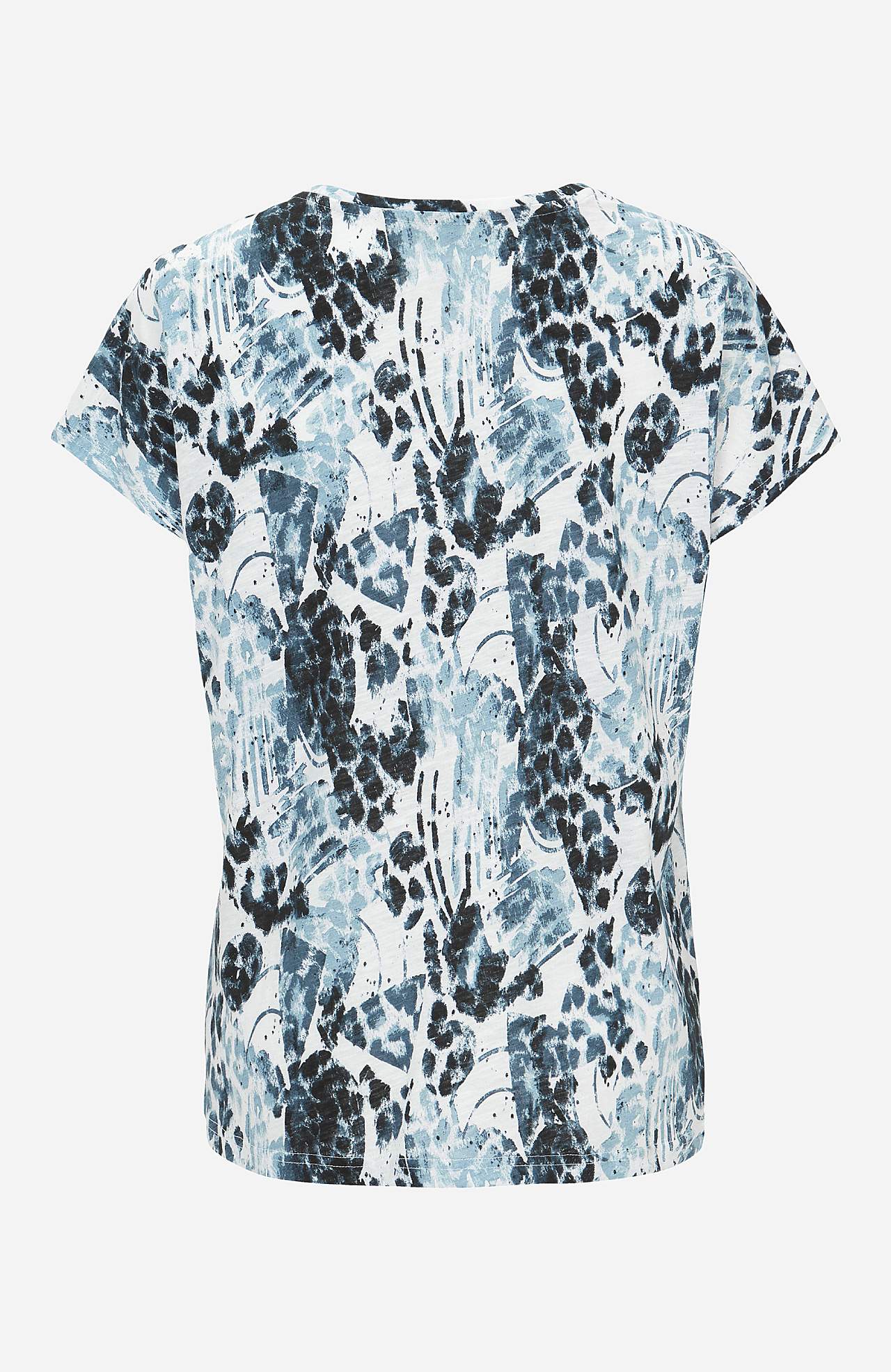 Jersey top with short sleeves