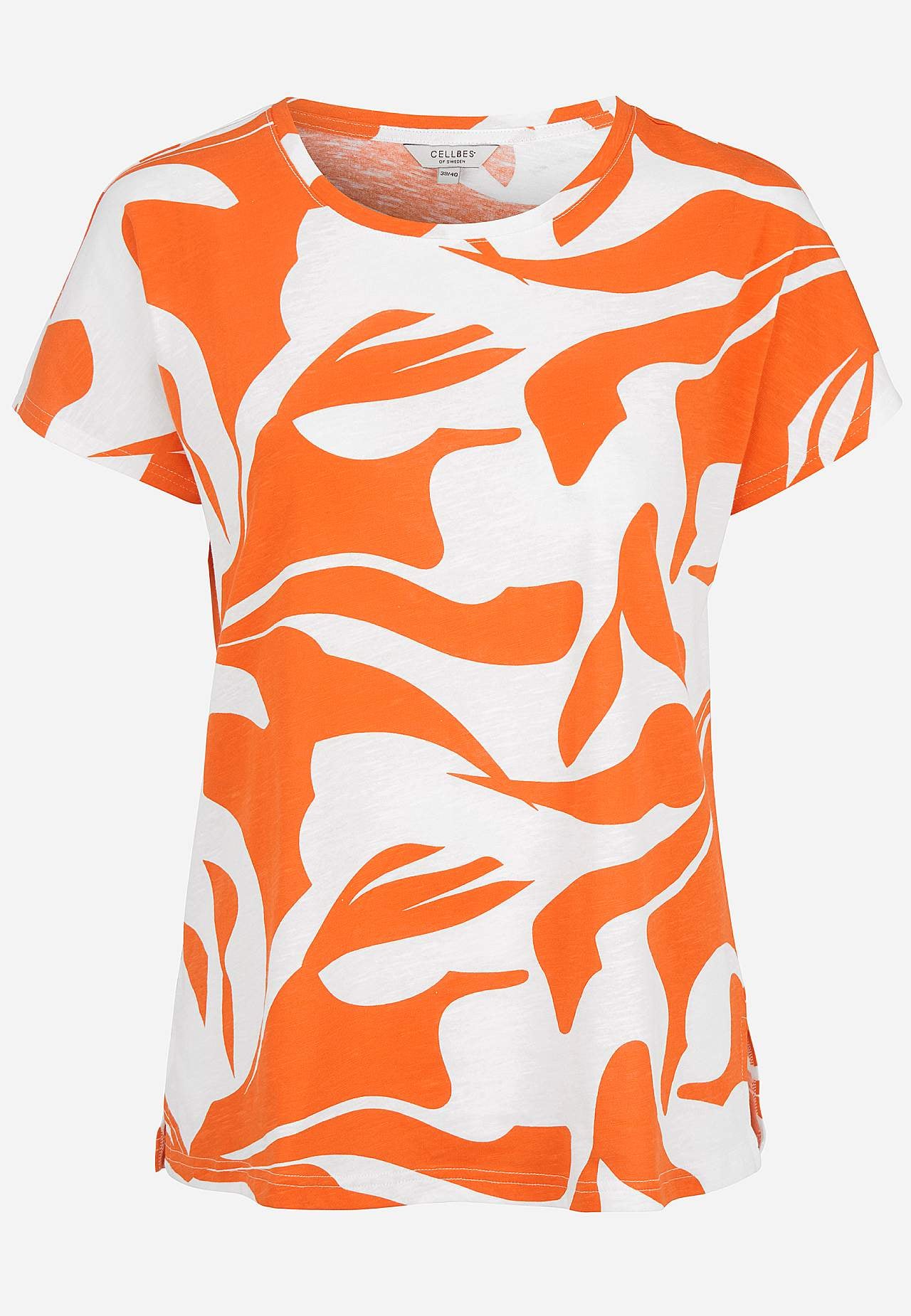 Jersey top with short sleeves