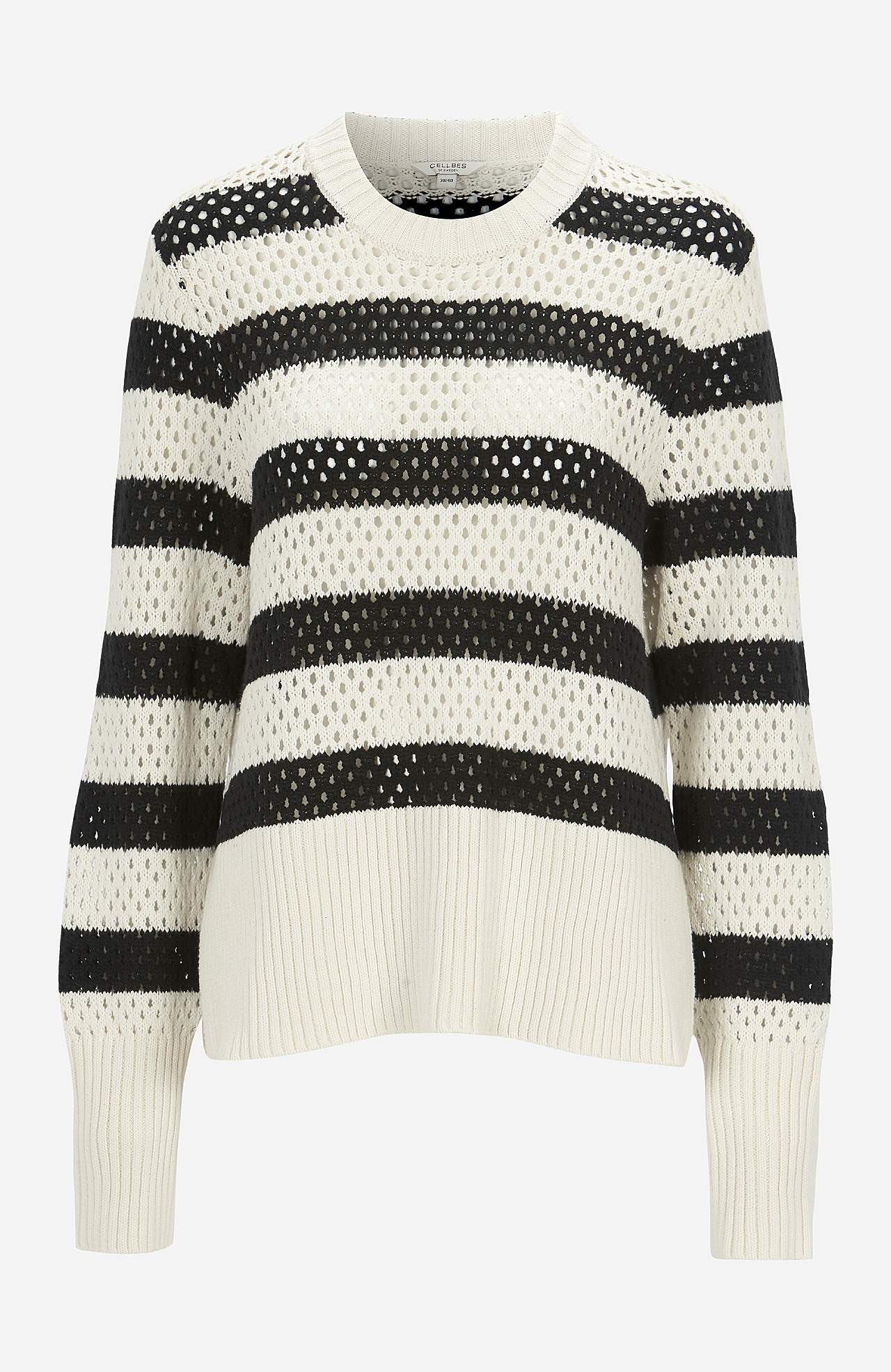 Stitch knit, striped sweater Patricia