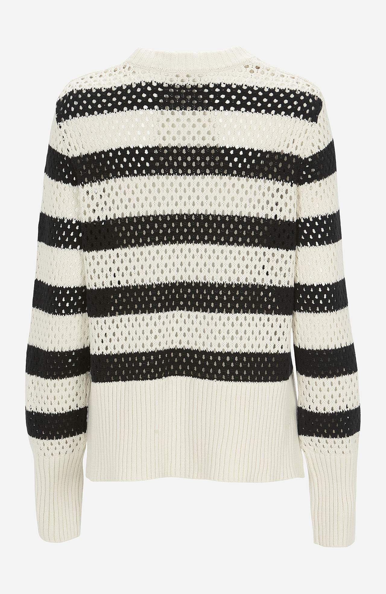 Stitch knit, striped sweater Patricia
