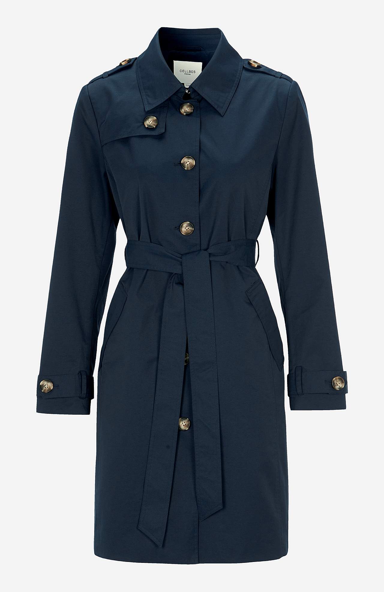 Single-breasted trenchcoat