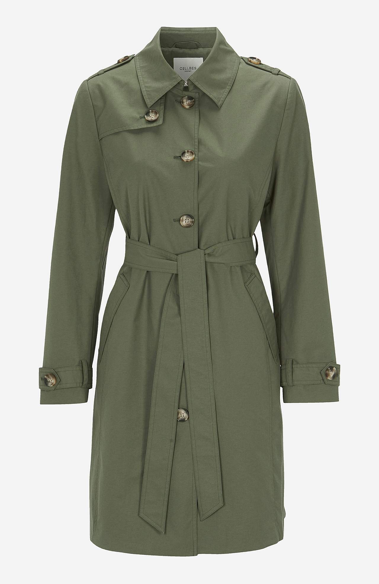 Single-breasted trenchcoat