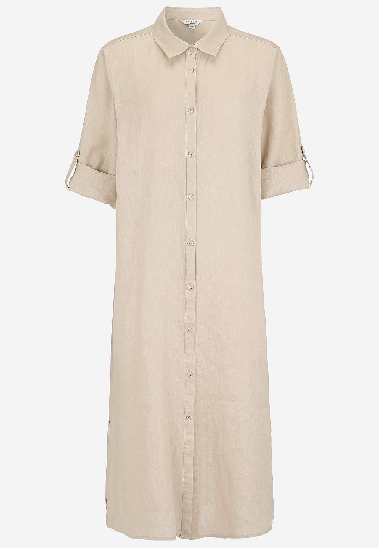 Shirt Premium dress in flax