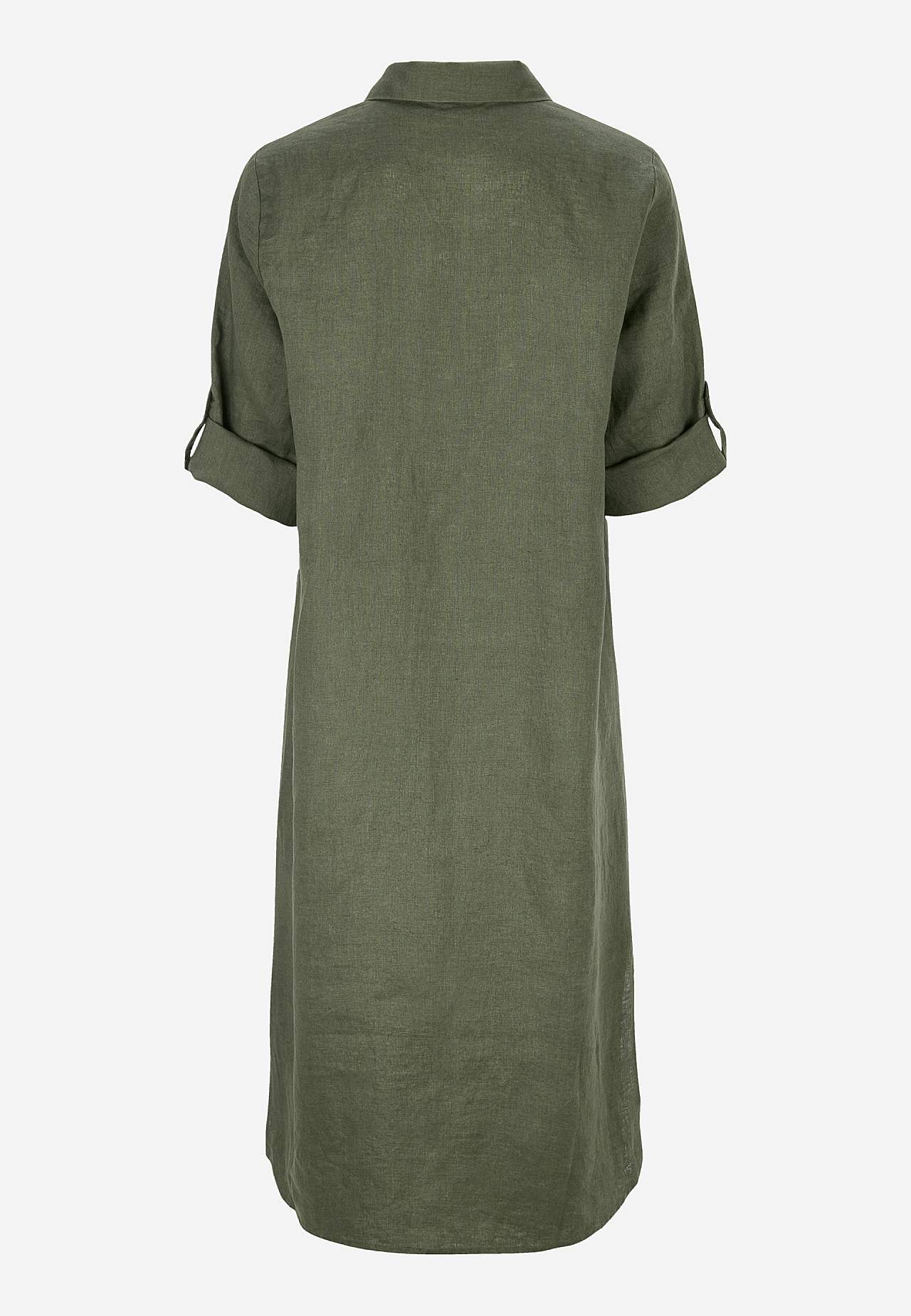 Shirt Premium dress in flax