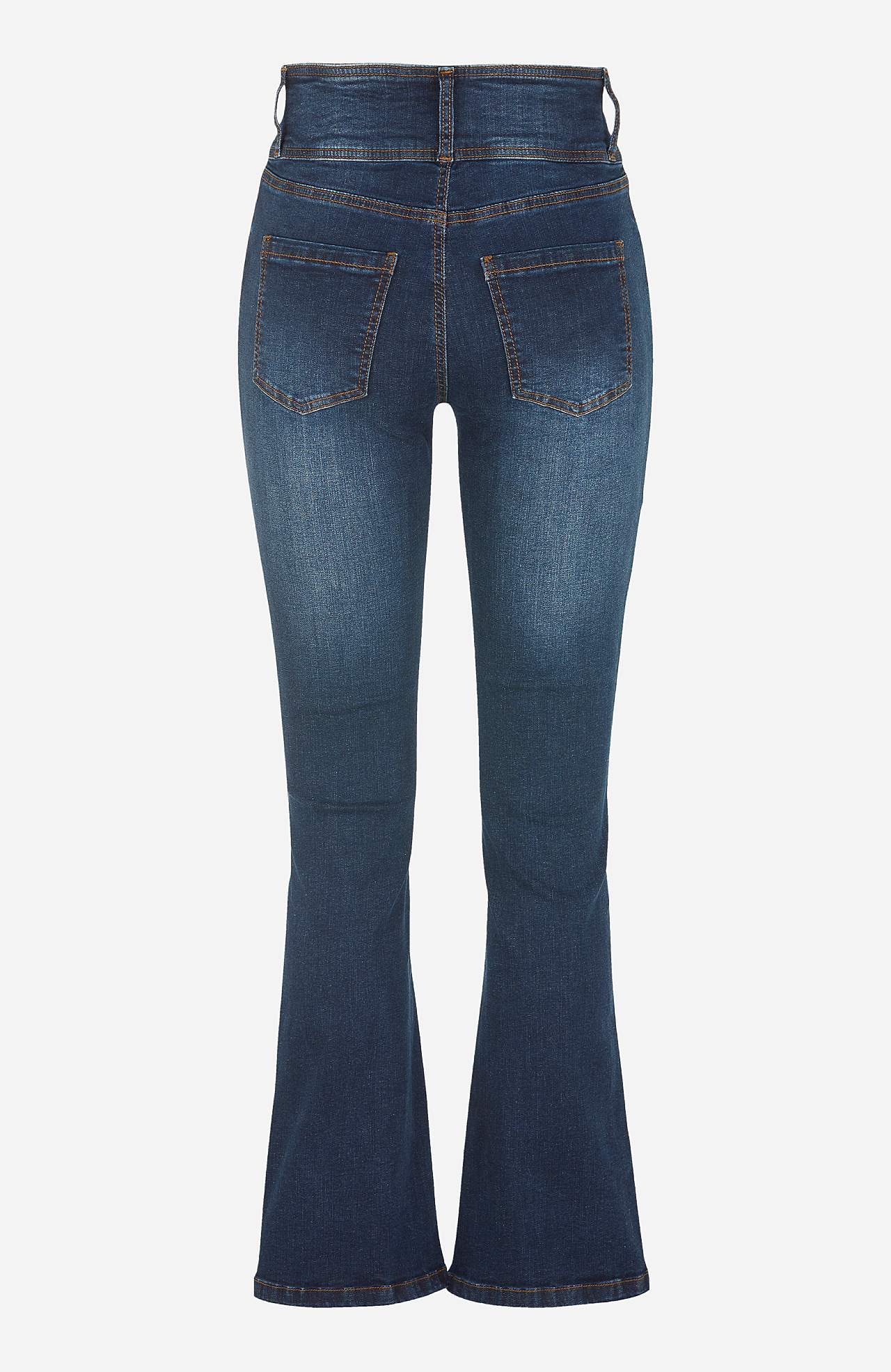 Boot cut jeans with high waist