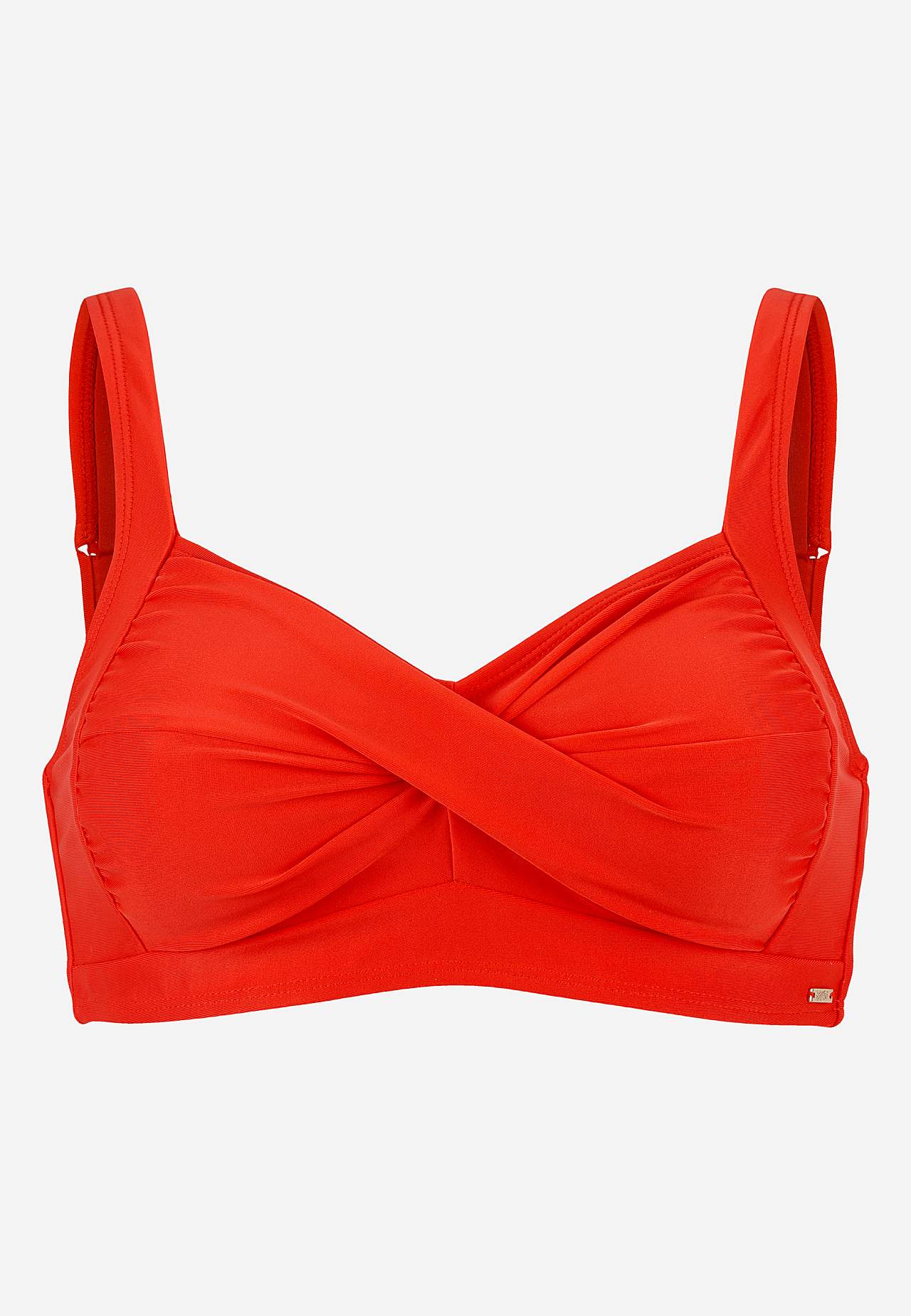Unicoloured, wireless bikini bra Nerja